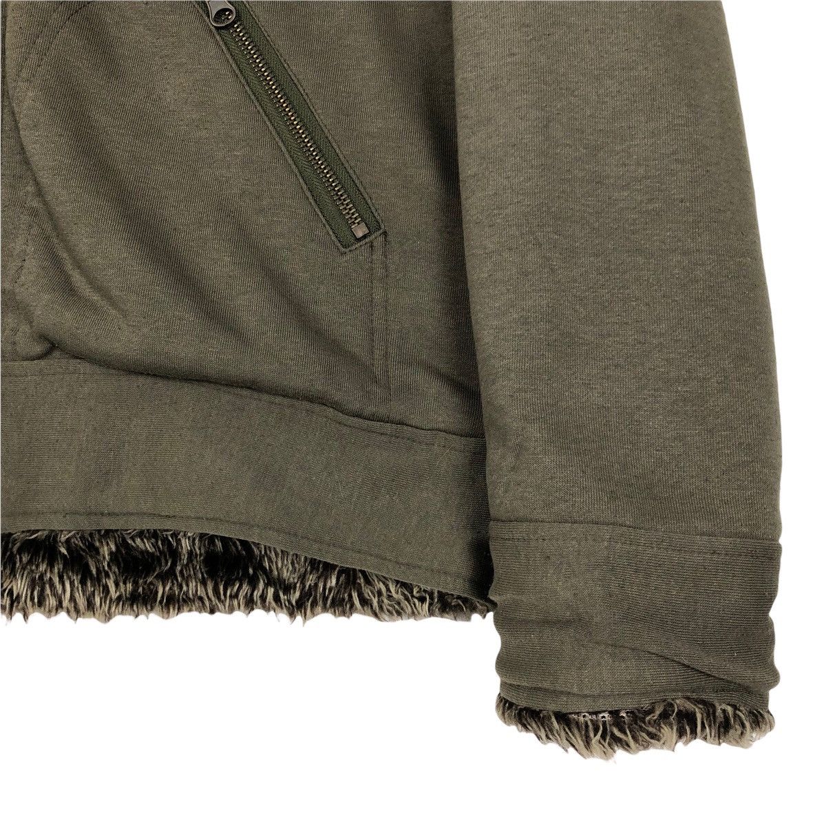 Vintage Vintage Woolrich Shearling Mock Neck Sweater Size US S / EU 44-46 / 1 - 4 Thumbnail