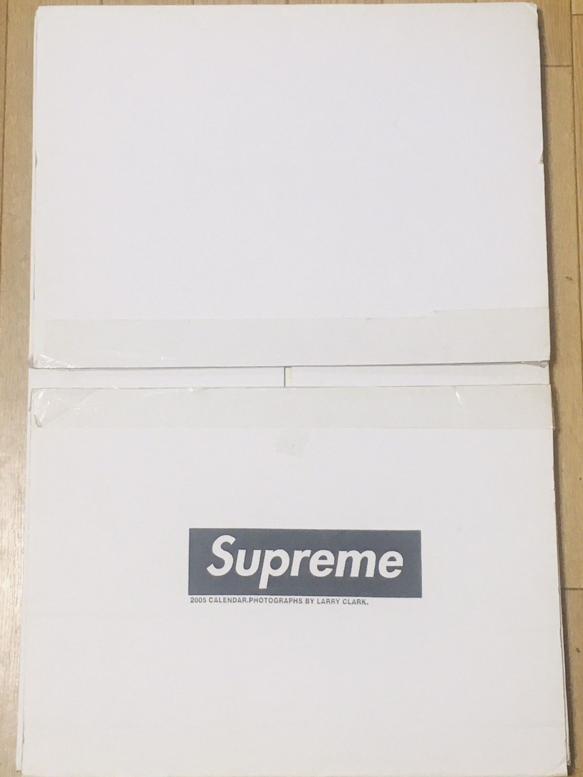 Supreme SUPREME CALENDAR LARRY CLARK terry richardson box logo Grailed