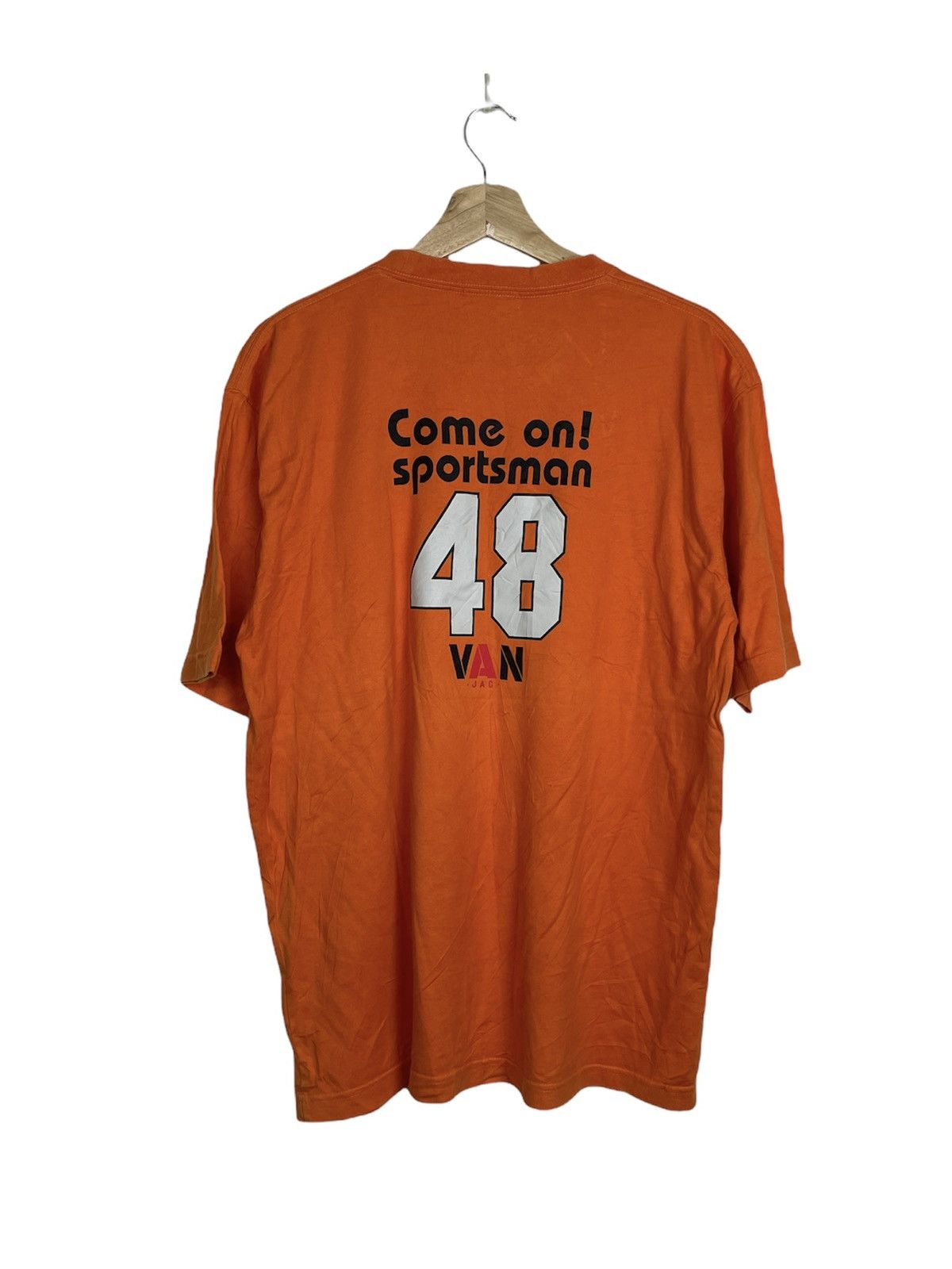 Designer × Vintage VAN JAC Retro Sportsman 48 Tee | LL Japan Ivy Orange Size US L / EU 52-54 / 3 - 1 Thumbnail