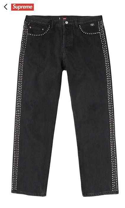 Supreme Supreme B.B. Simon Studded Regular Jean | Grailed