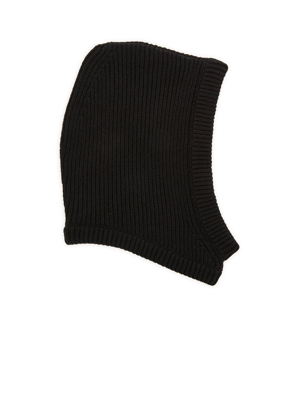 Rick Owens Black Cashmere Knit Balaclava Hood Luxor FW23 | eBay
