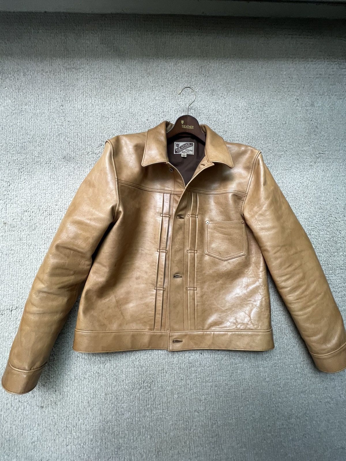 Japanese Brand Y'2 Leather KB-140-T Persimmon Tan Kakishibu