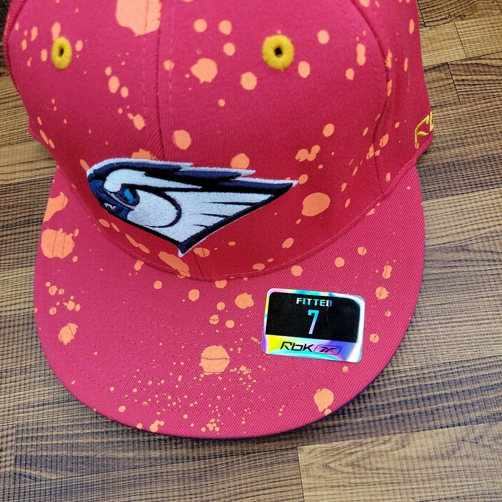 Reebok Atlanta Hawks Hat Size 7 Fitted Reebok Splatter Pattern Size ONE SIZE - 2 Preview