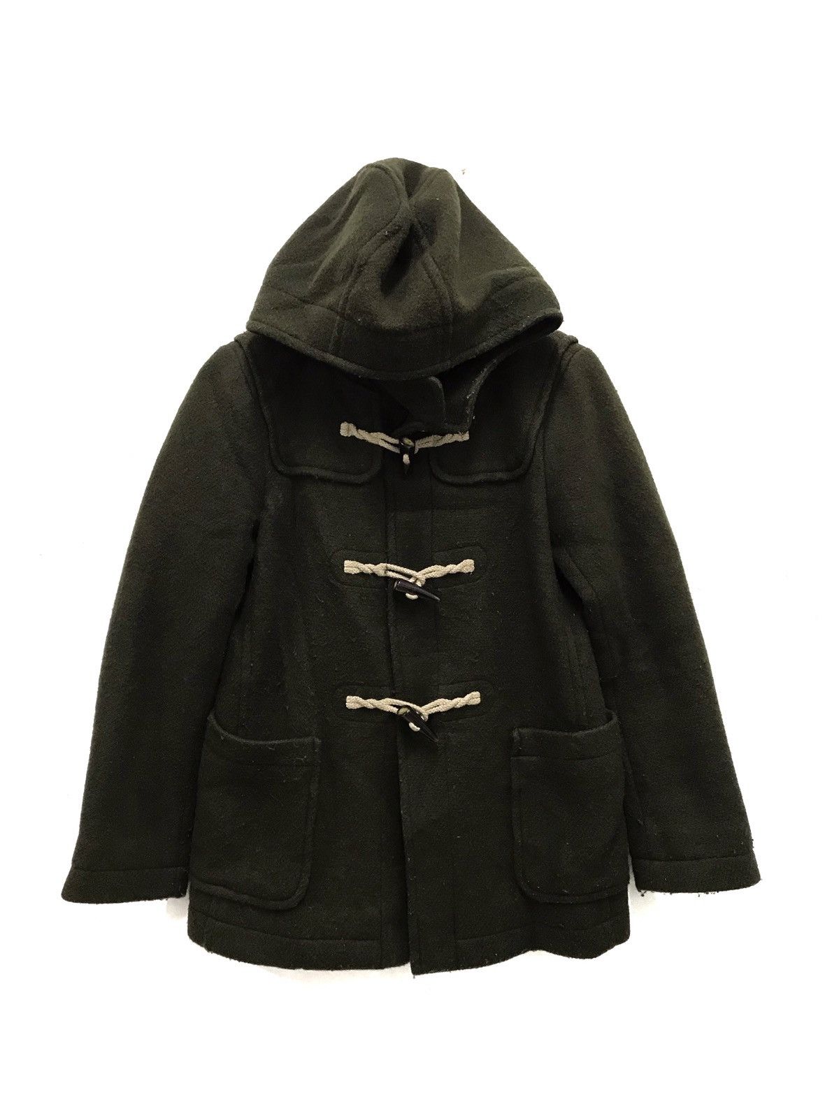 Vtg Uniqlo Wool Duffle Coat