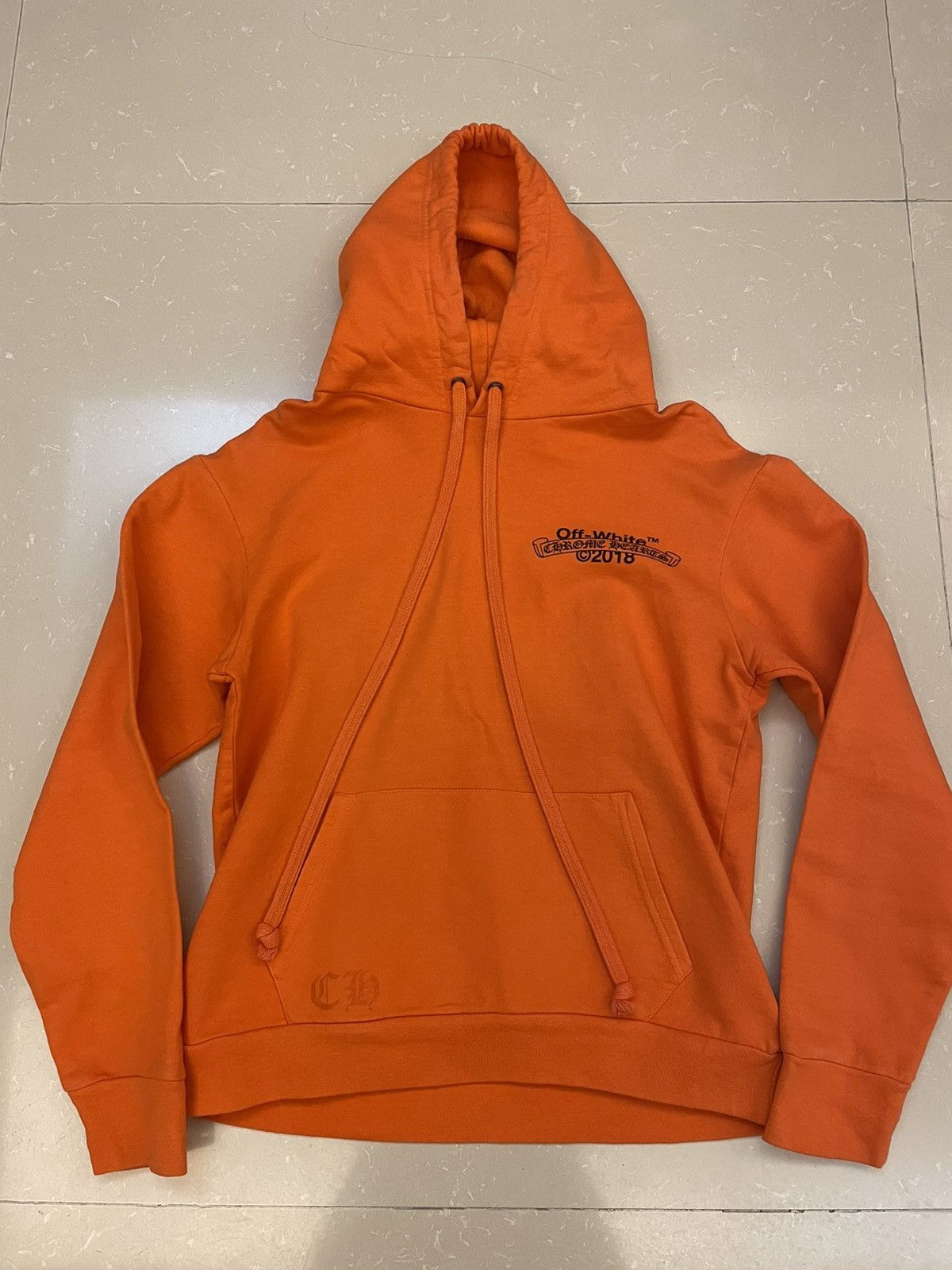 Chrome hearts off white hoodie best sale