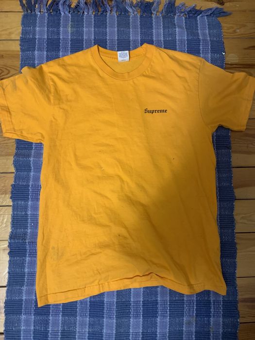 Supreme big best sale heat tee