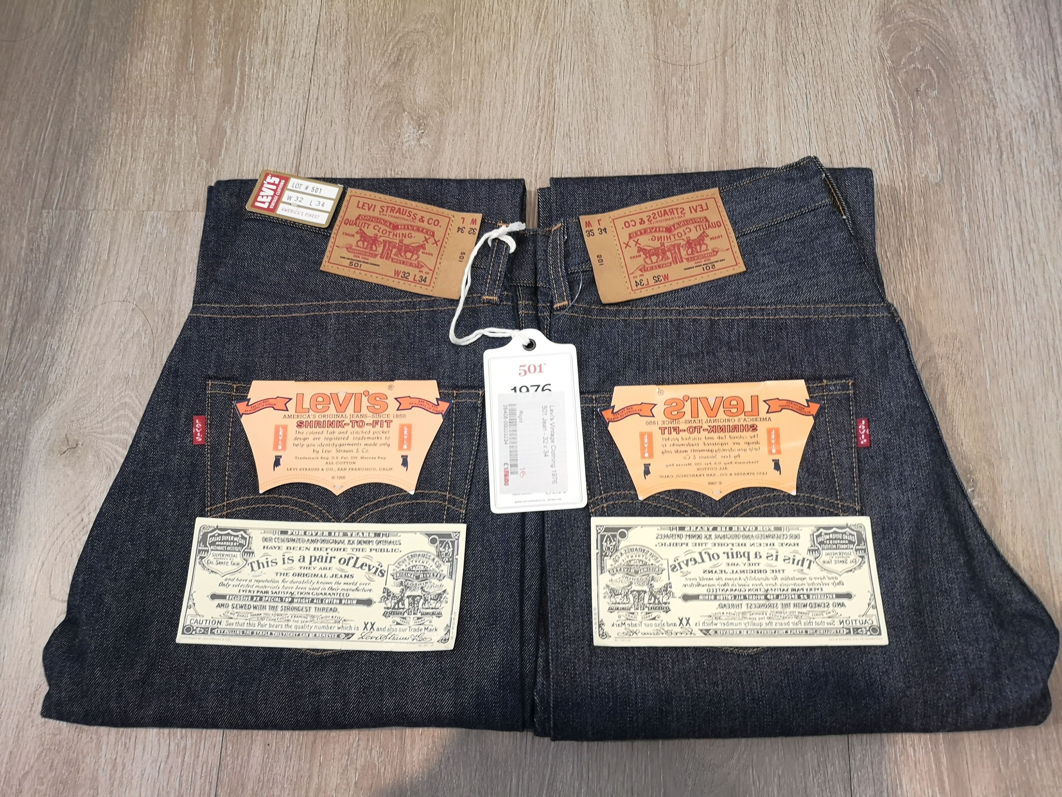 Levi's Vintage Clothing 1976 501 Mirror Jean