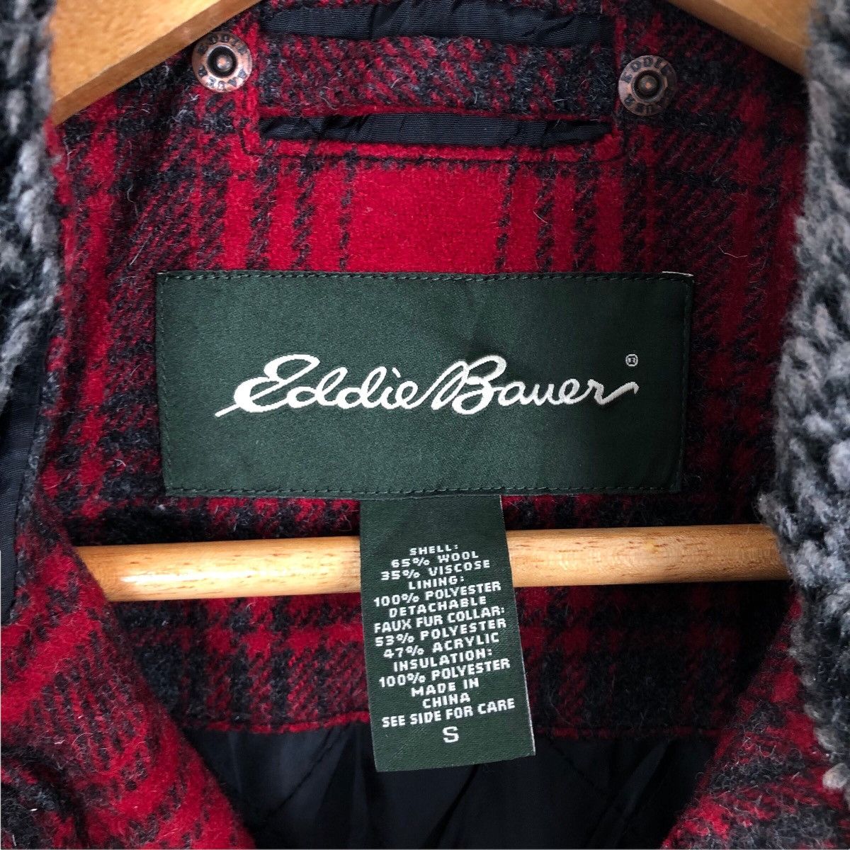 Eddie Bauer Vintage Eddie Bauer Flannel Jacket Checkered Size US L / EU 52-54 / 3 - 8 Thumbnail