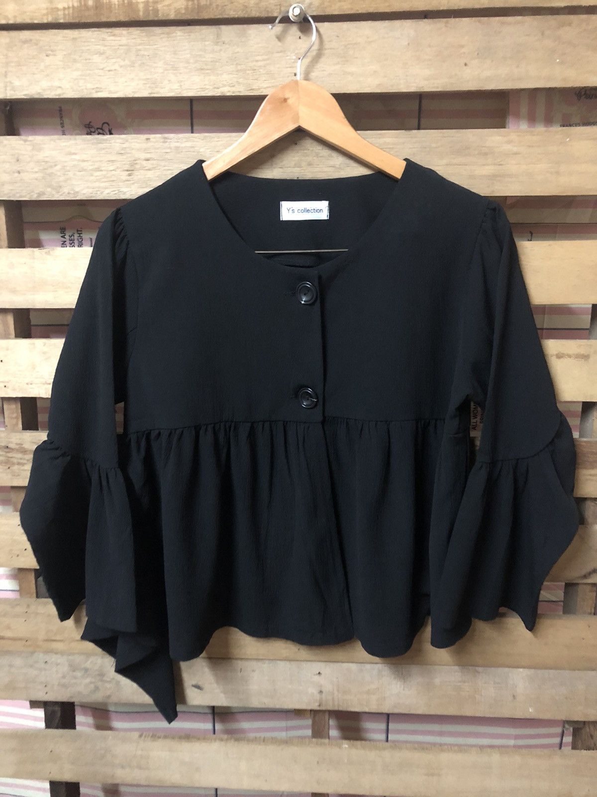Yohji Yamamoto Y’s Collection By Yohji Yamamoto Blouse Design Fashion Size S / US 4 / IT 40 - 1 Thumbnail
