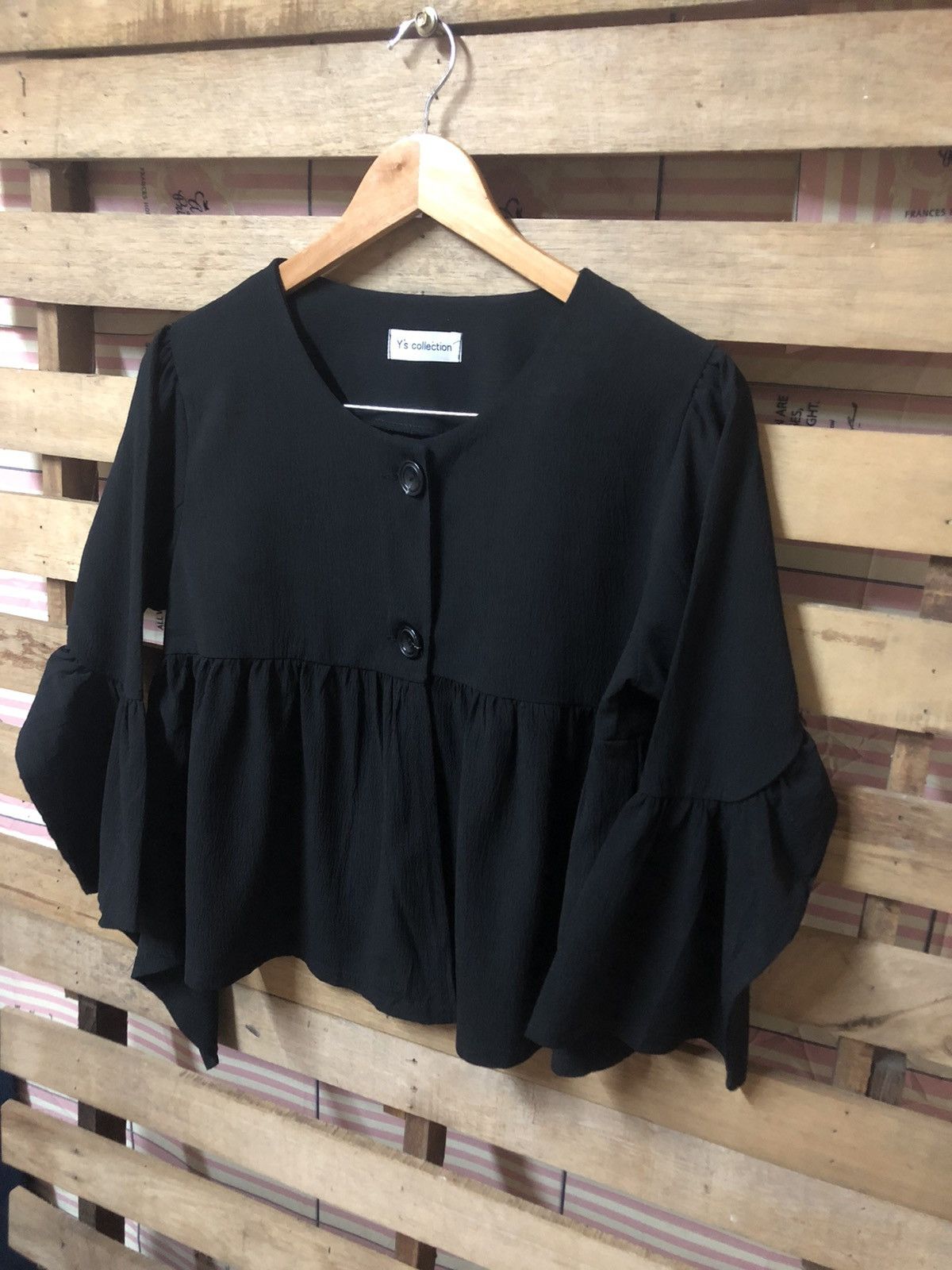 Yohji Yamamoto Y’s Collection By Yohji Yamamoto Blouse Design Fashion Size S / US 4 / IT 40 - 3 Thumbnail
