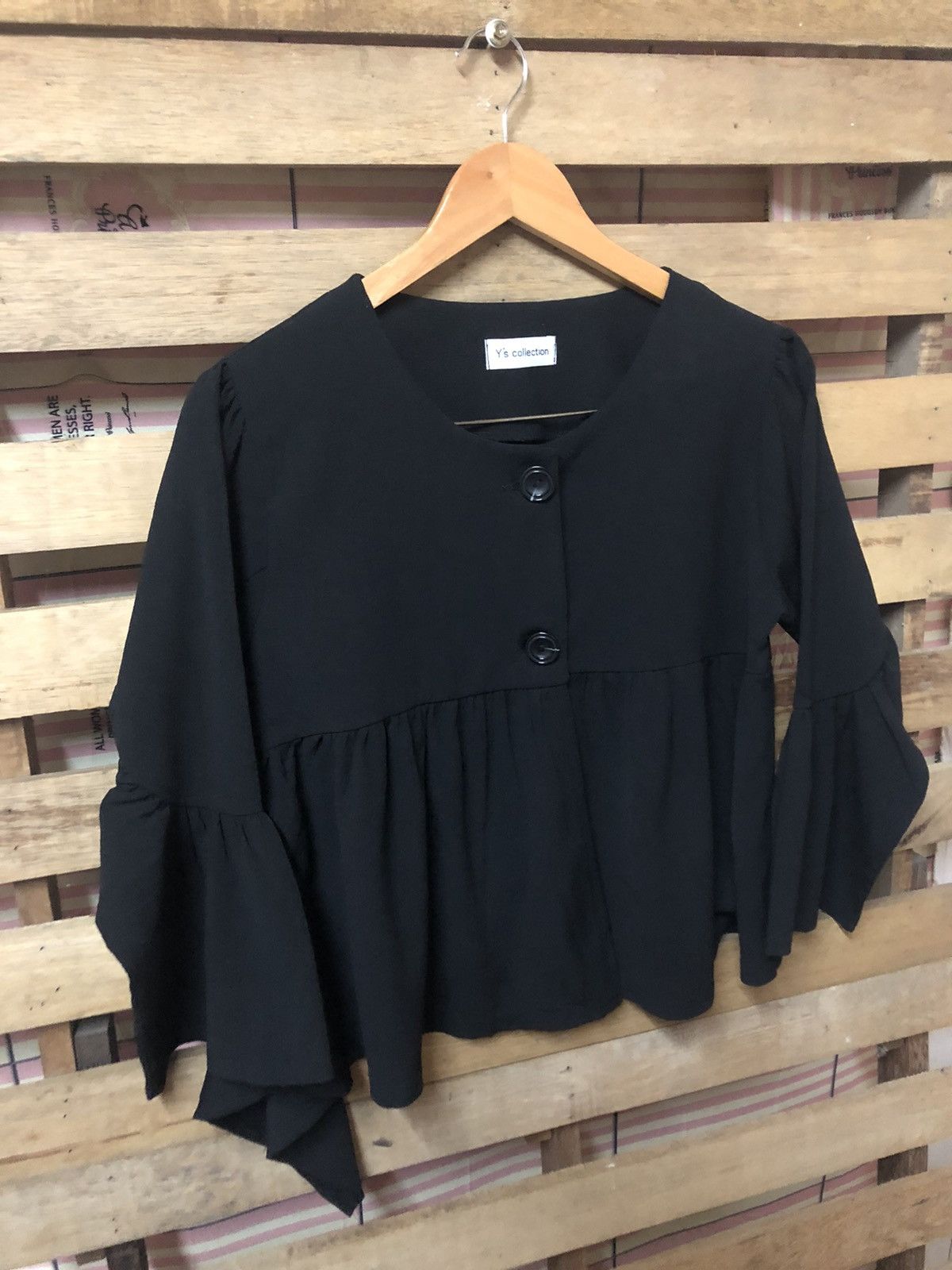 Yohji Yamamoto Y’s Collection By Yohji Yamamoto Blouse Design Fashion Size S / US 4 / IT 40 - 2 Thumbnail