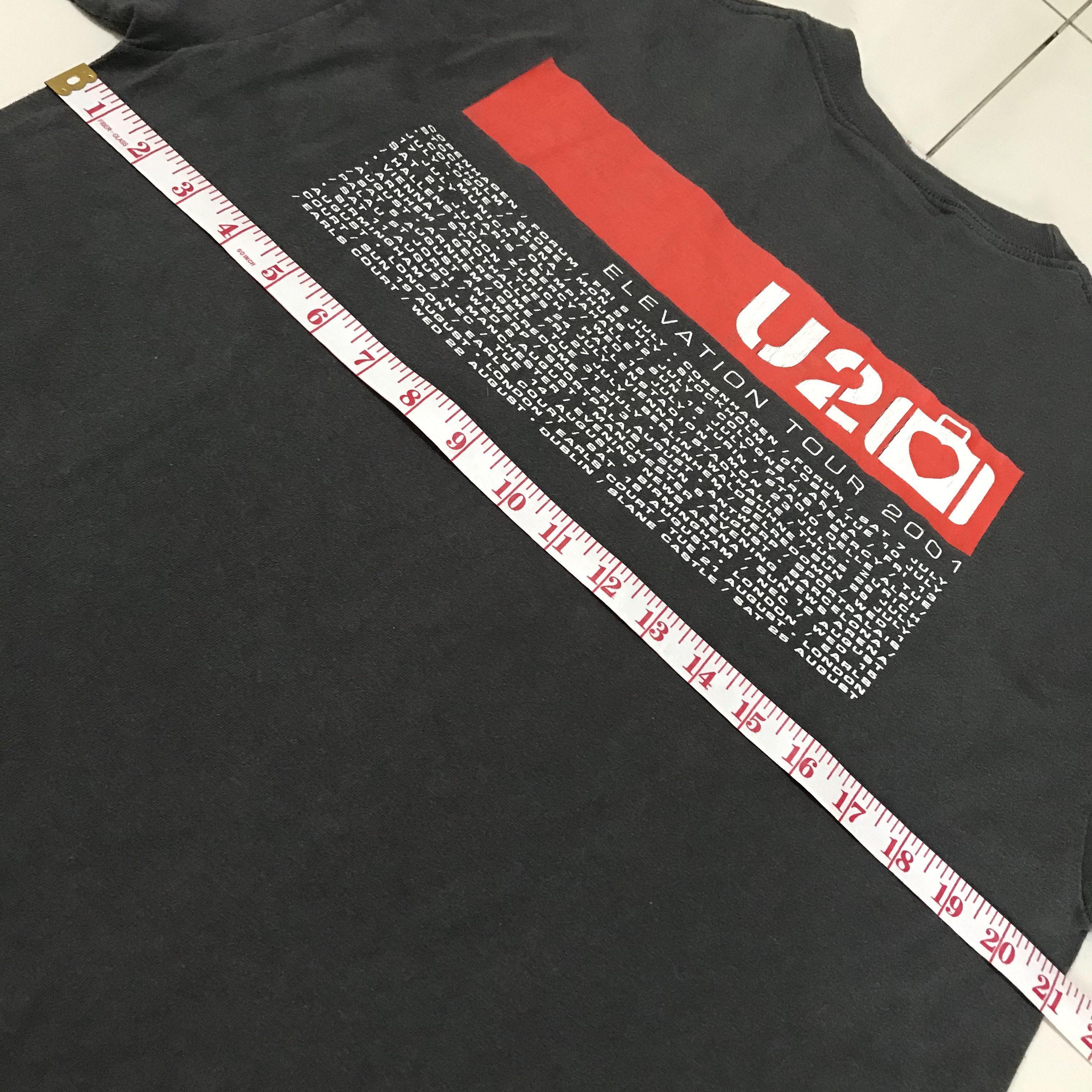 Band Tees Vintage 2000s U2 Elevation Promo Tour Tee Size US L / EU 52-54 / 3 - 8 Thumbnail