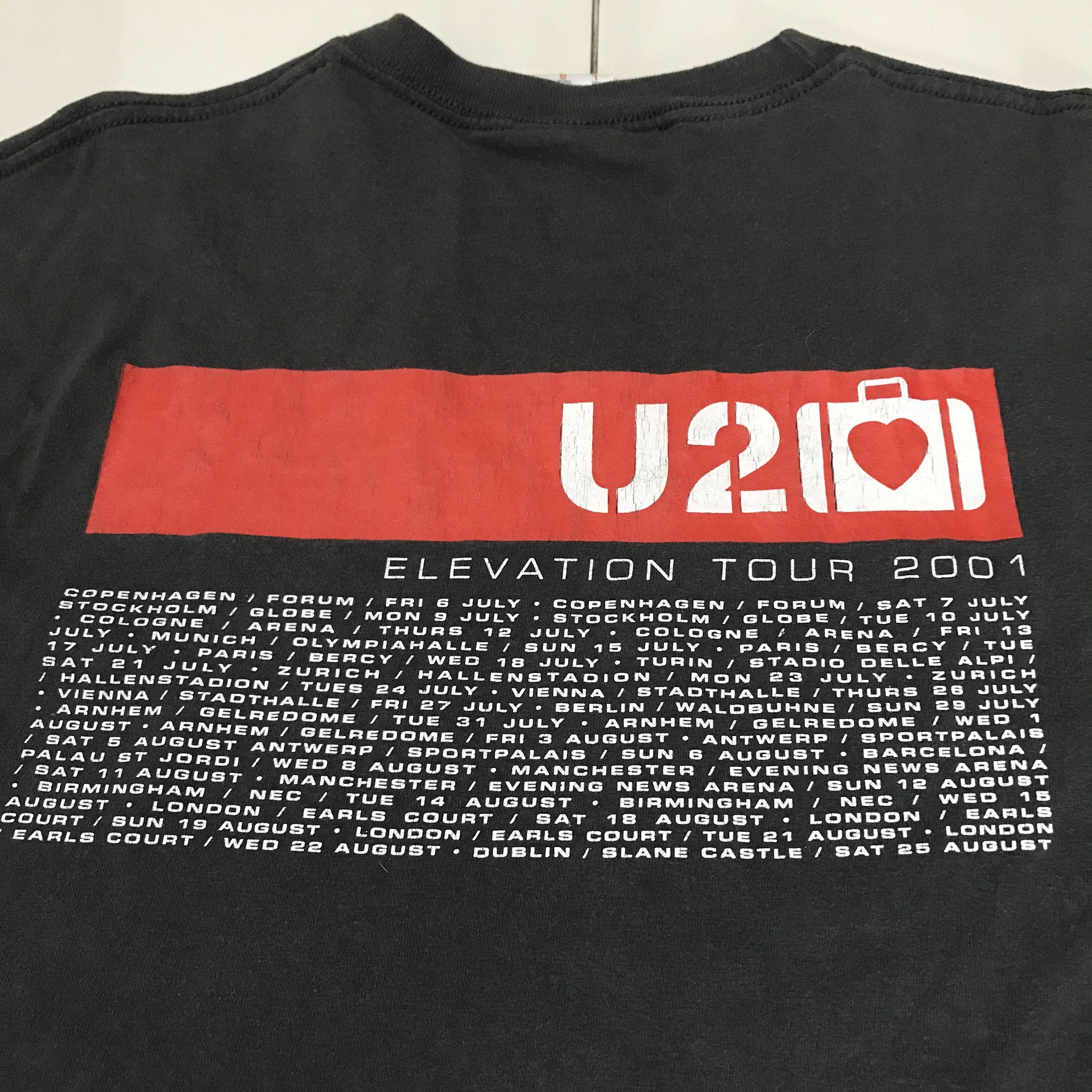 Band Tees Vintage 2000s U2 Elevation Promo Tour Tee Size US L / EU 52-54 / 3 - 6 Thumbnail