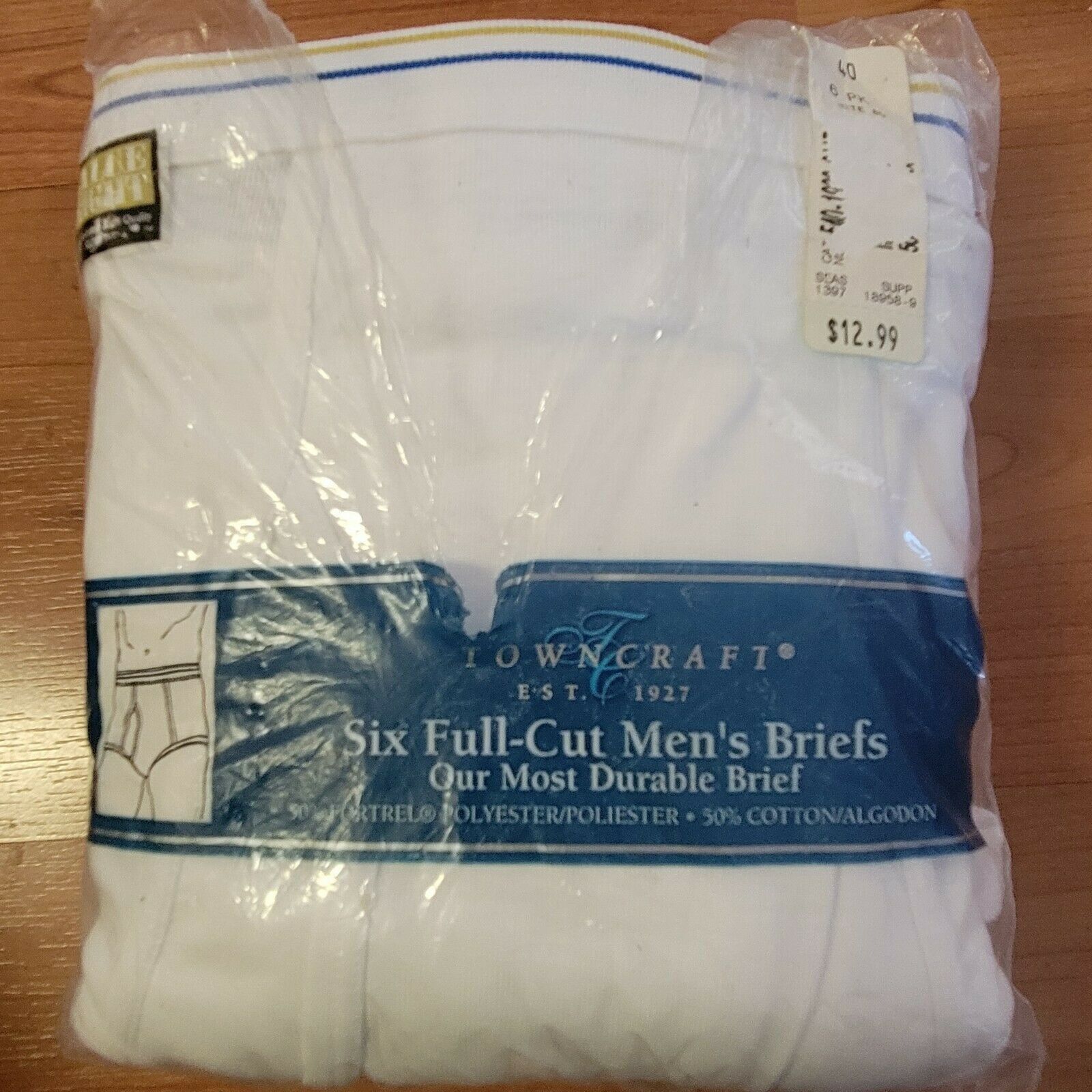 Towncraft Vintage JCPENNEY Mens White Underwear Briefs Size 40 | Grailed