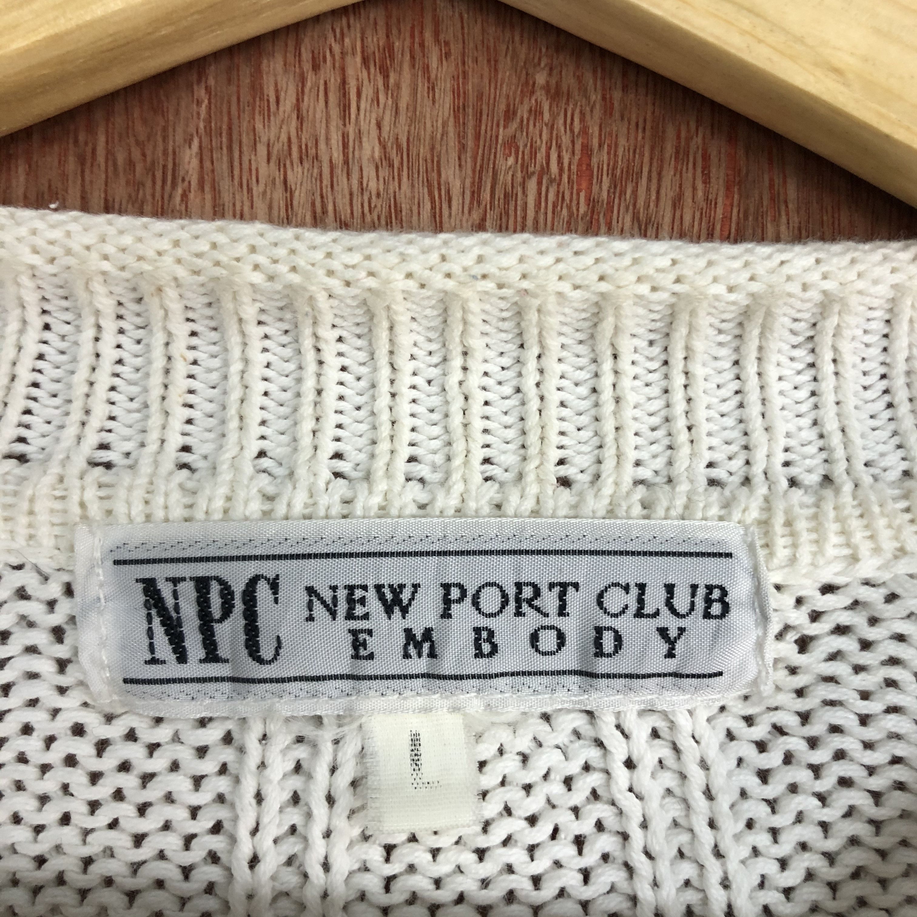 Vintage DLL New Port Club Embody knitwear japan #c560 Size US L / EU 52-54 / 3 - 8 Thumbnail