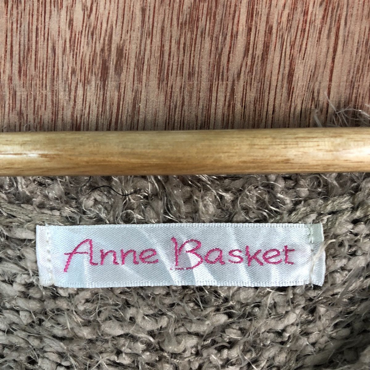 Homespun Knitwear DLL Anne Basket Brown Faded Mohair Shaggy Knitwear #c381 Size US M / EU 48-50 / 2 - 8 Thumbnail