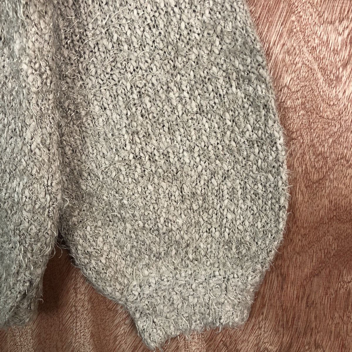 Homespun Knitwear DLL Anne Basket Brown Faded Mohair Shaggy Knitwear #c381 Size US M / EU 48-50 / 2 - 4 Thumbnail