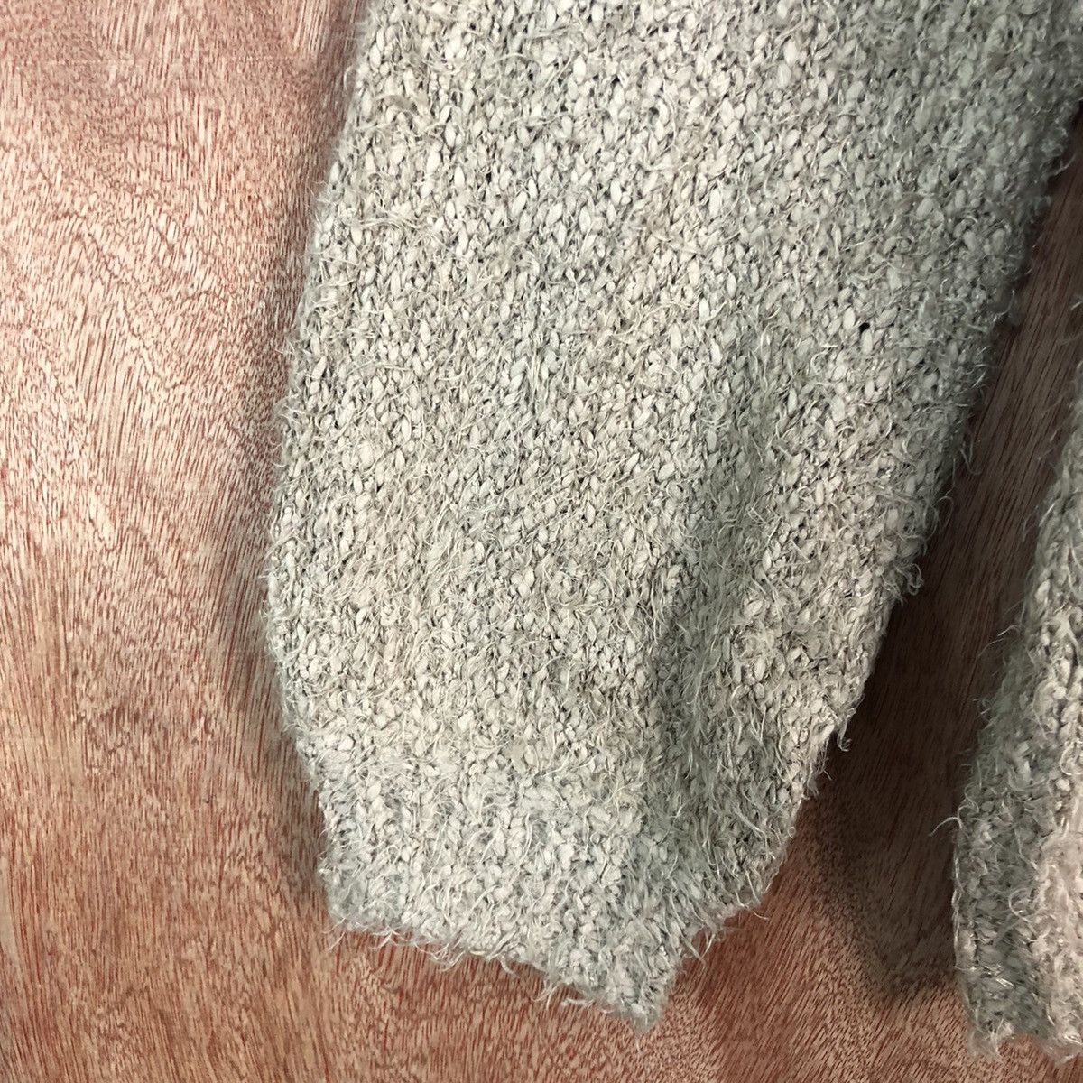 Homespun Knitwear DLL Anne Basket Brown Faded Mohair Shaggy Knitwear #c381 Size US M / EU 48-50 / 2 - 6 Thumbnail