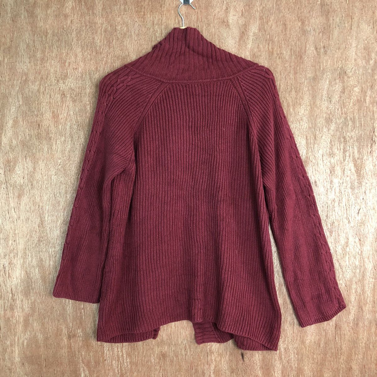 Homespun Knitwear × Northern Reflections Northenn Reflections Maroon cardigan Knitwear #6073 Size US XL / EU 56 / 4 - 10 Thumbnail