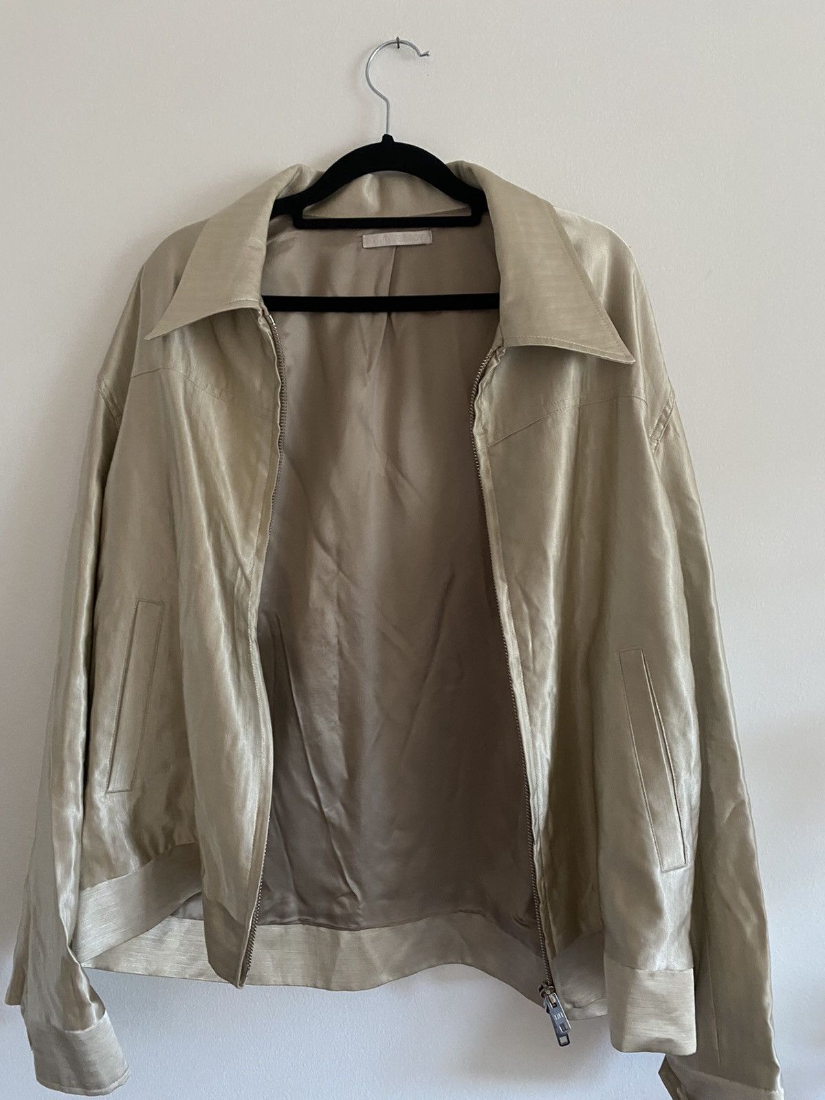 ジャケット・アウター OUR LEGACY YOKE BLOUSON BEIGE STRIPE OURLEGACY 20ss Yoke Blouson Beige Stripe