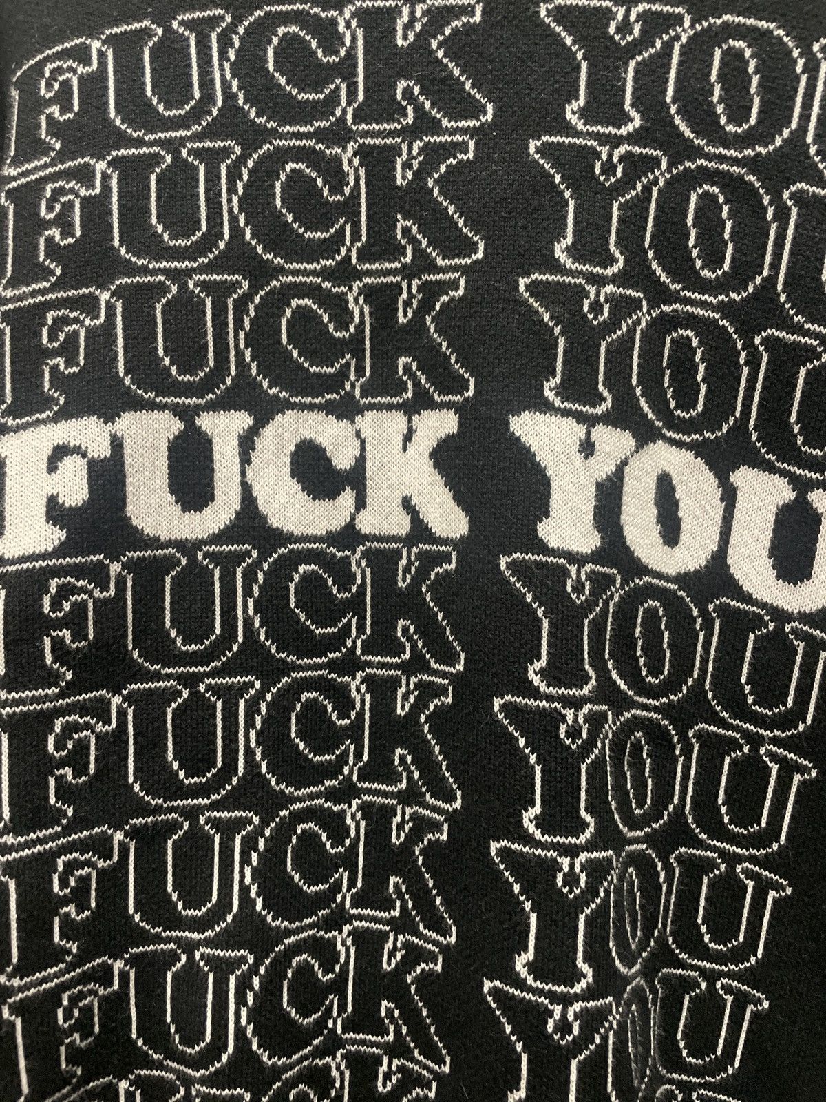 Supreme Hysteric Glamour x Supreme Fuck You Sweater | Grailed