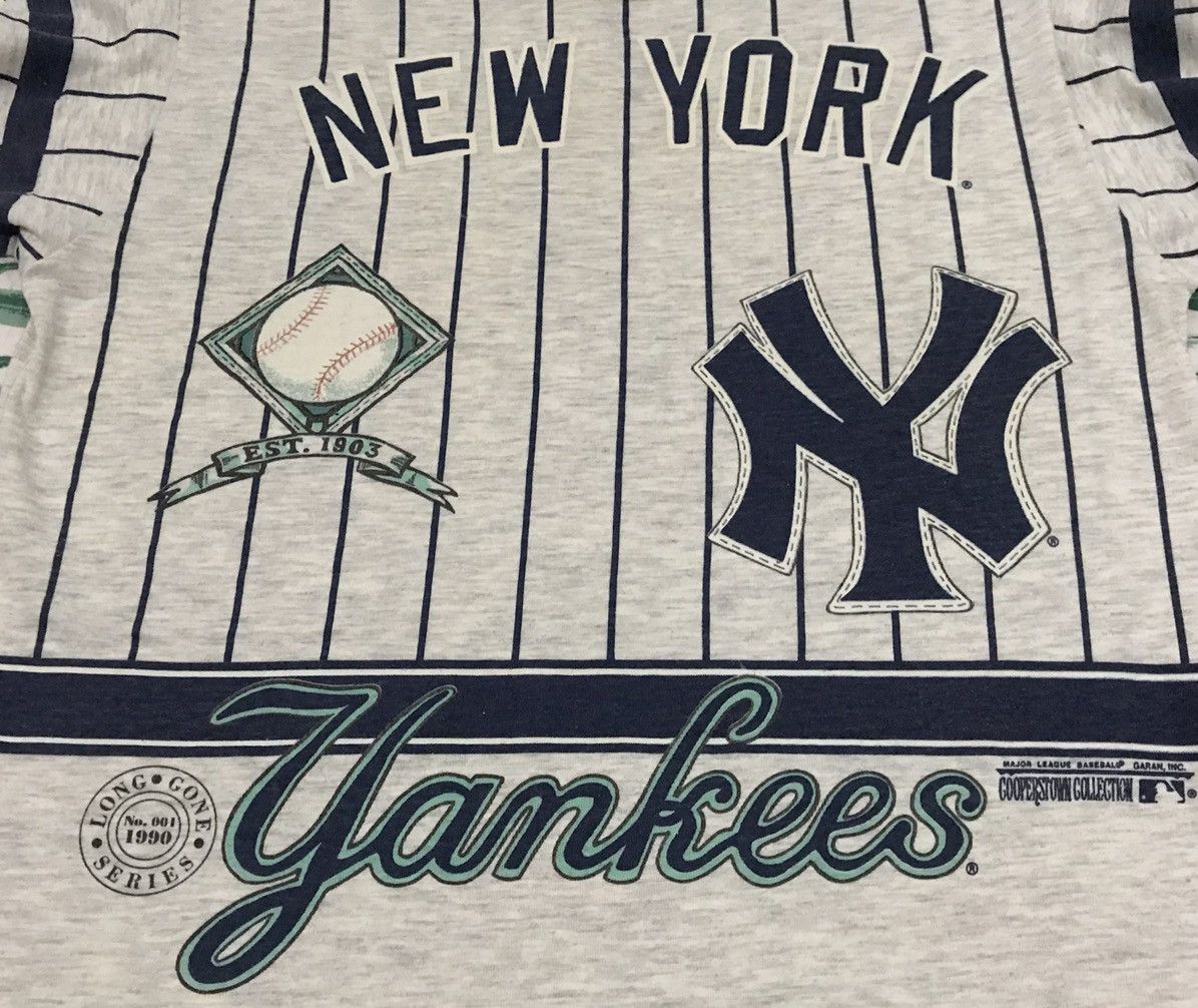 MLB Vintage New York Yankees “Long Gone Series” Baseball Jersey Size US L / EU 52-54 / 3 - 2 Thumbnail