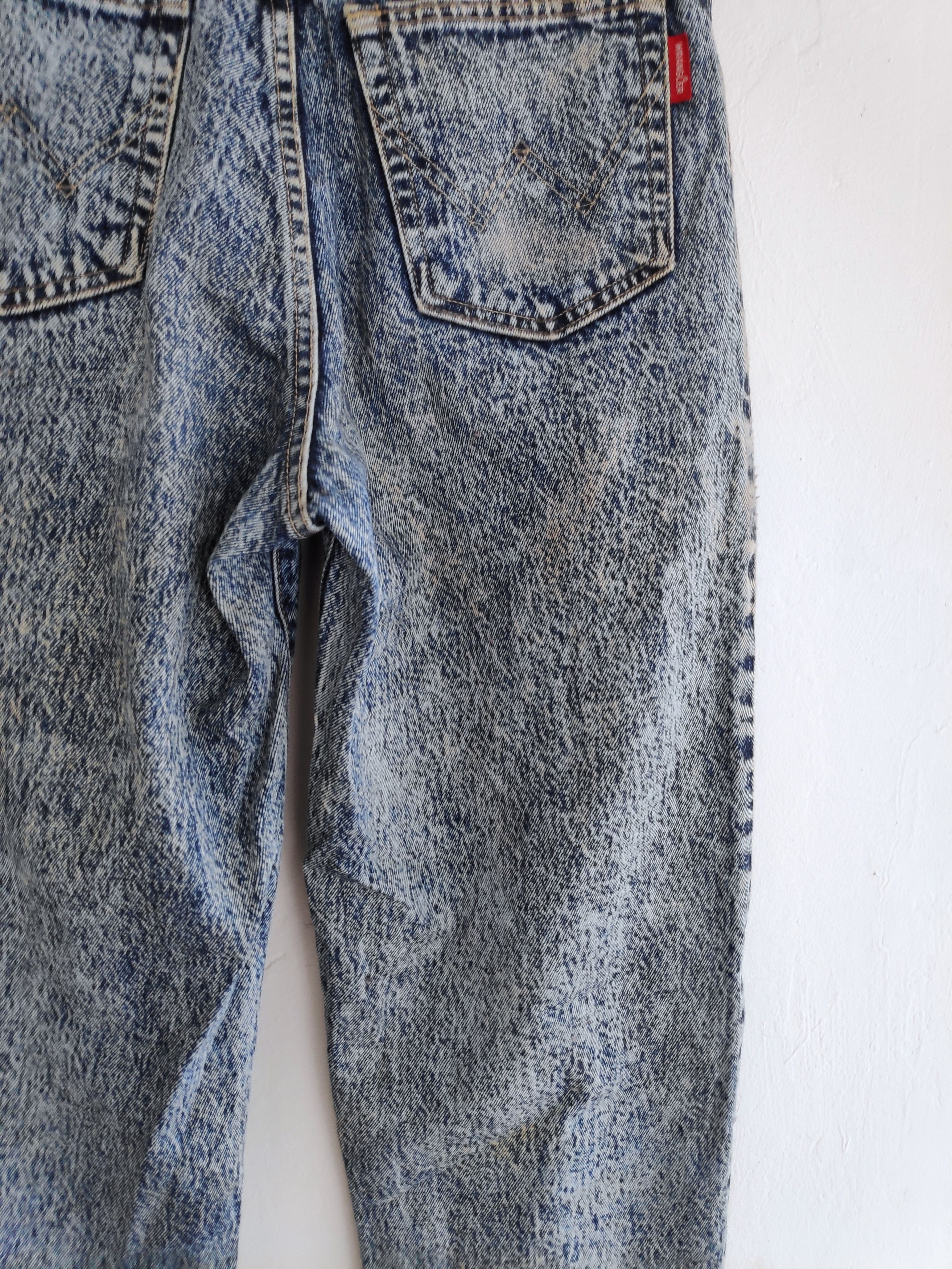 Vintage × Wrangler Wrangler American Acid Stone Washed Bleached Size 30 Size US 30 / EU 46 - 14 Thumbnail