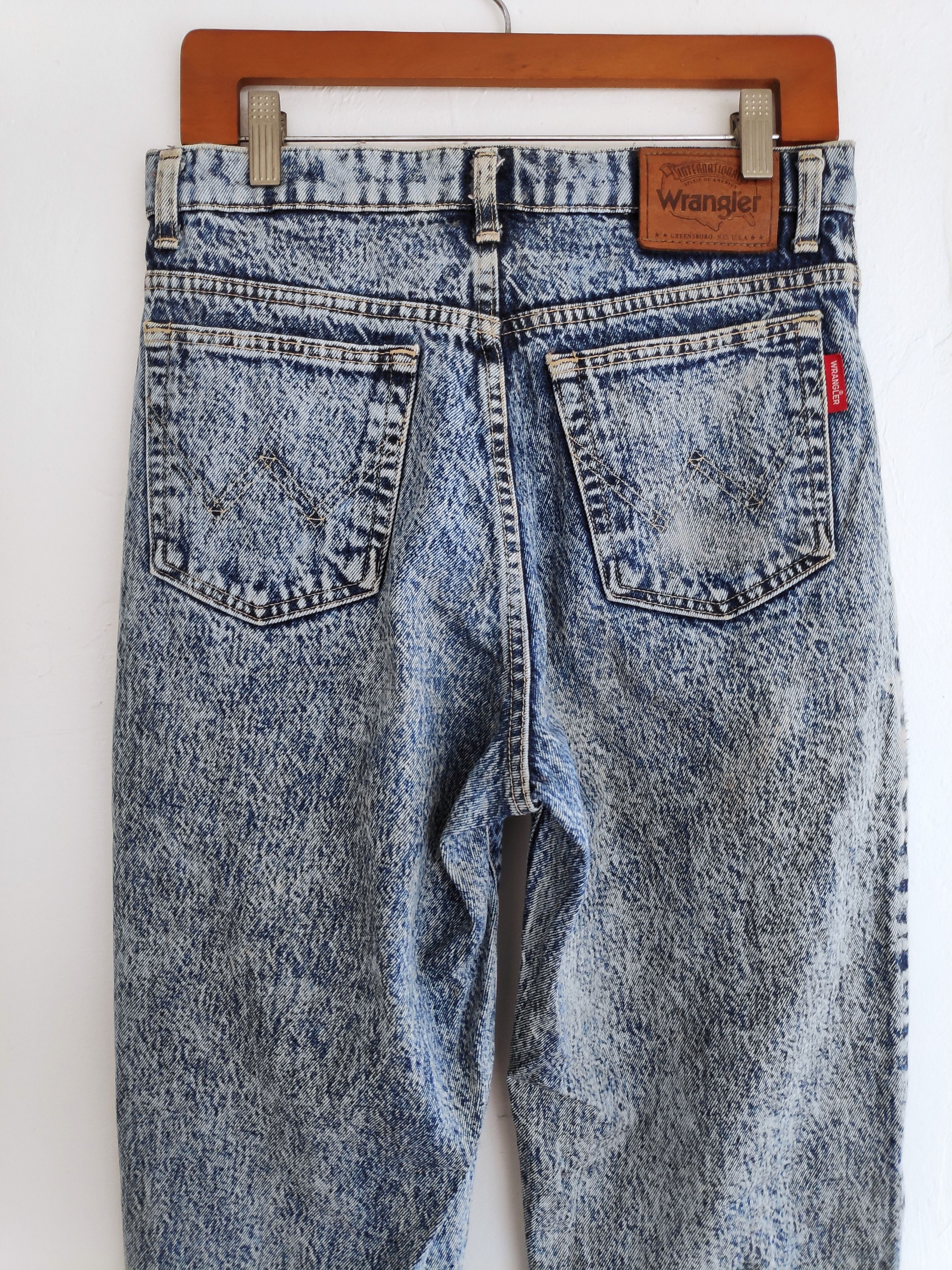 Vintage × Wrangler Wrangler American Acid Stone Washed Bleached Size 30 Size US 30 / EU 46 - 3 Thumbnail