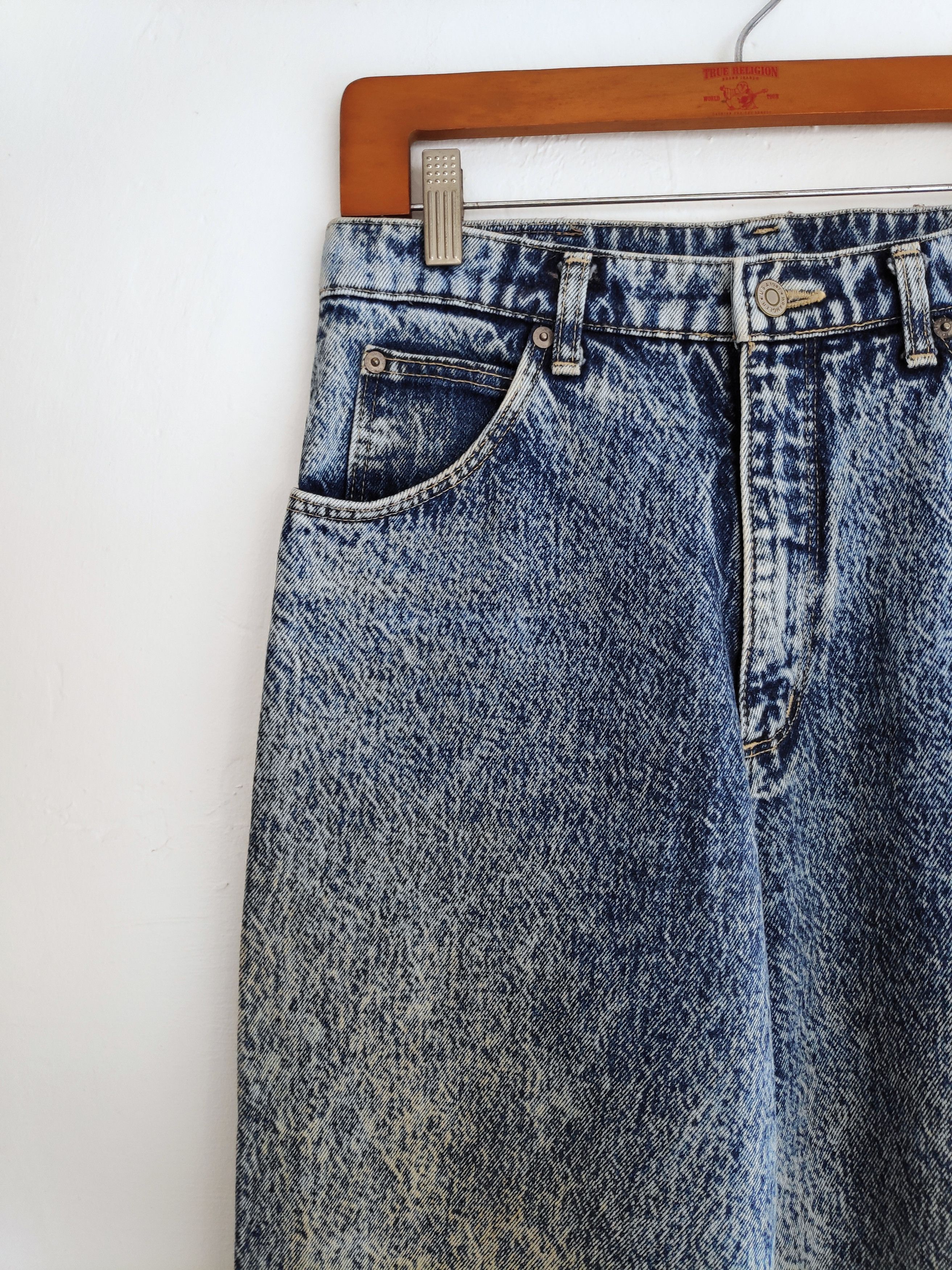 Vintage × Wrangler Wrangler American Acid Stone Washed Bleached Size 30 Size US 30 / EU 46 - 9 Thumbnail