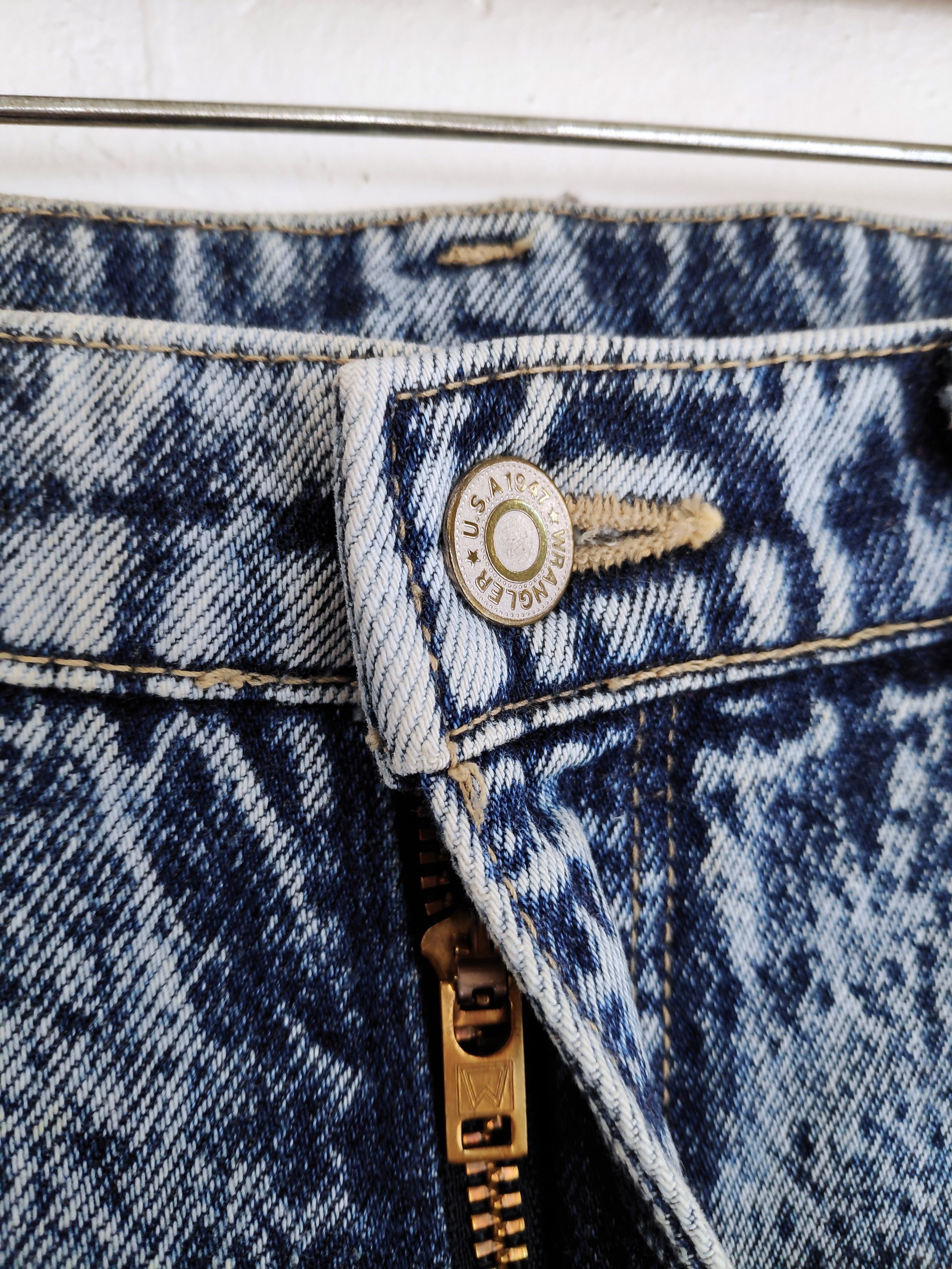 Vintage × Wrangler Wrangler American Acid Stone Washed Bleached Size 30 Size US 30 / EU 46 - 8 Thumbnail