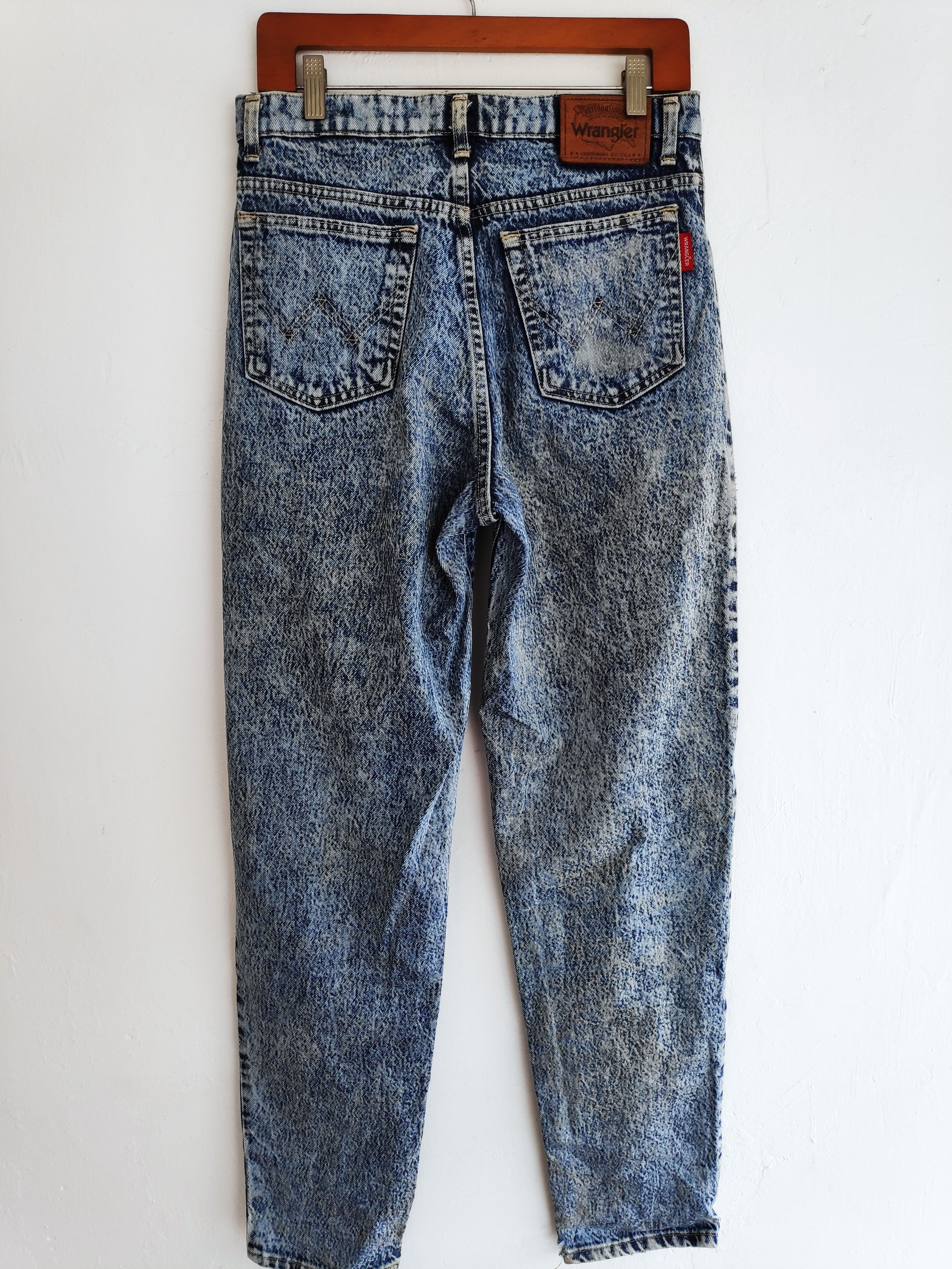 Vintage × Wrangler Wrangler American Acid Stone Washed Bleached Size 30 Size US 30 / EU 46 - 2 Thumbnail