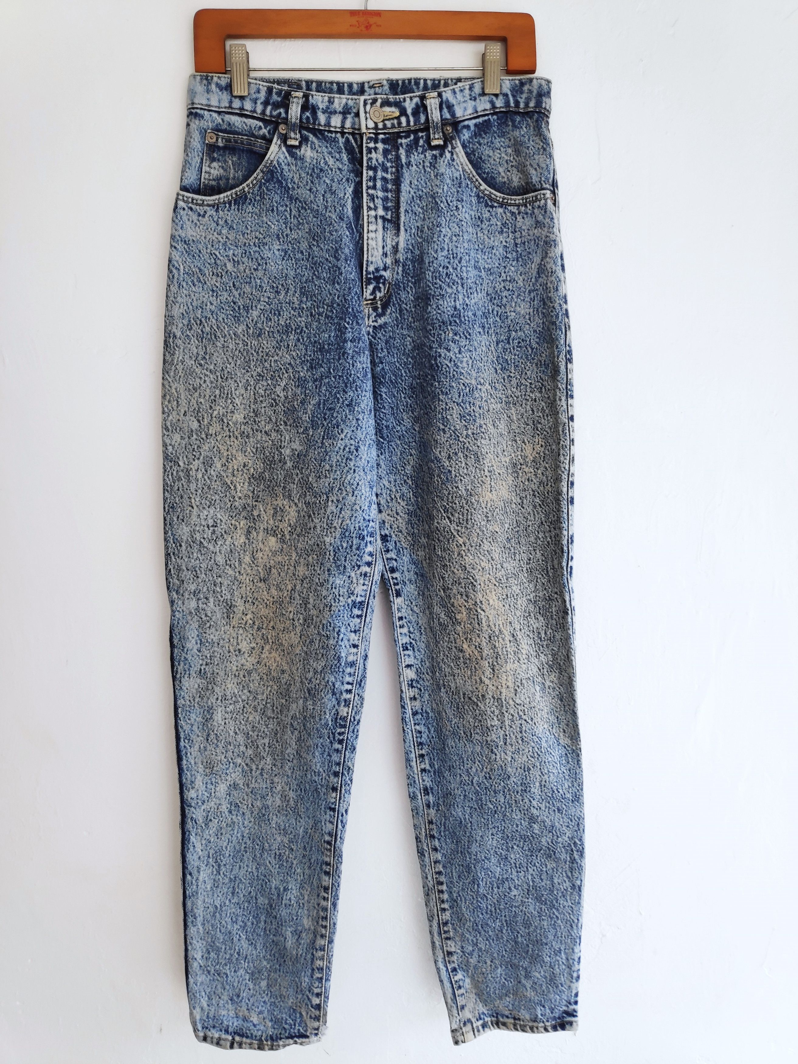 Vintage × Wrangler Wrangler American Acid Stone Washed Bleached Size 30 Size US 30 / EU 46 - 1 Thumbnail