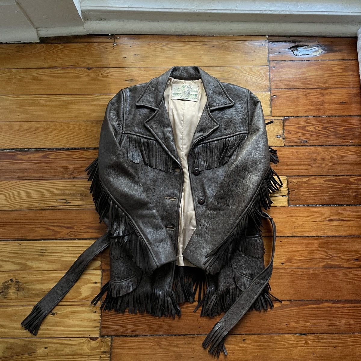 vintage DEER SKIN SUEDE circle skirt