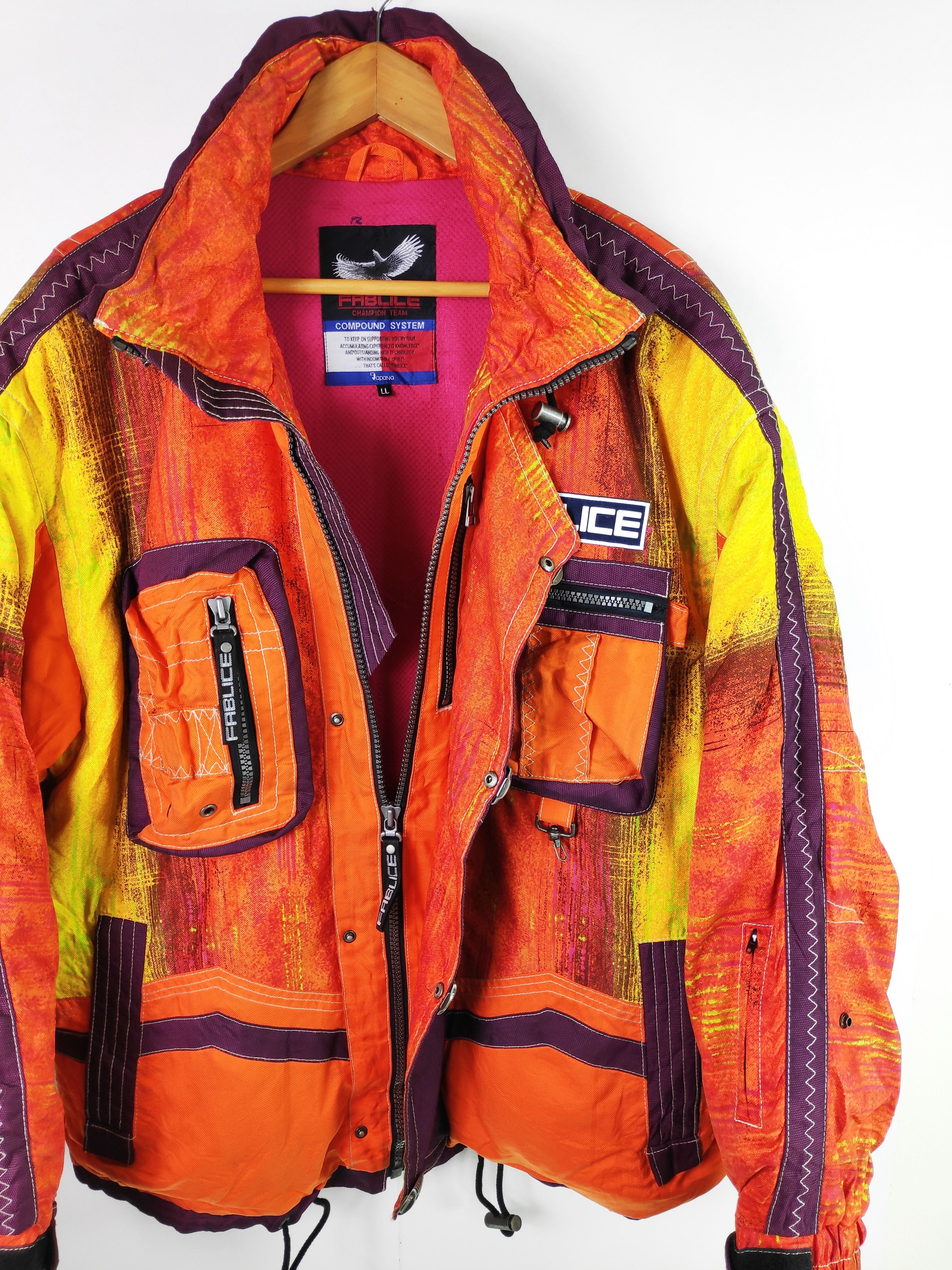 Japanese Brand Fablice Ski Wear Thinsulate Thermal Insulation Multi color Size US L / EU 52-54 / 3 - 4 Thumbnail