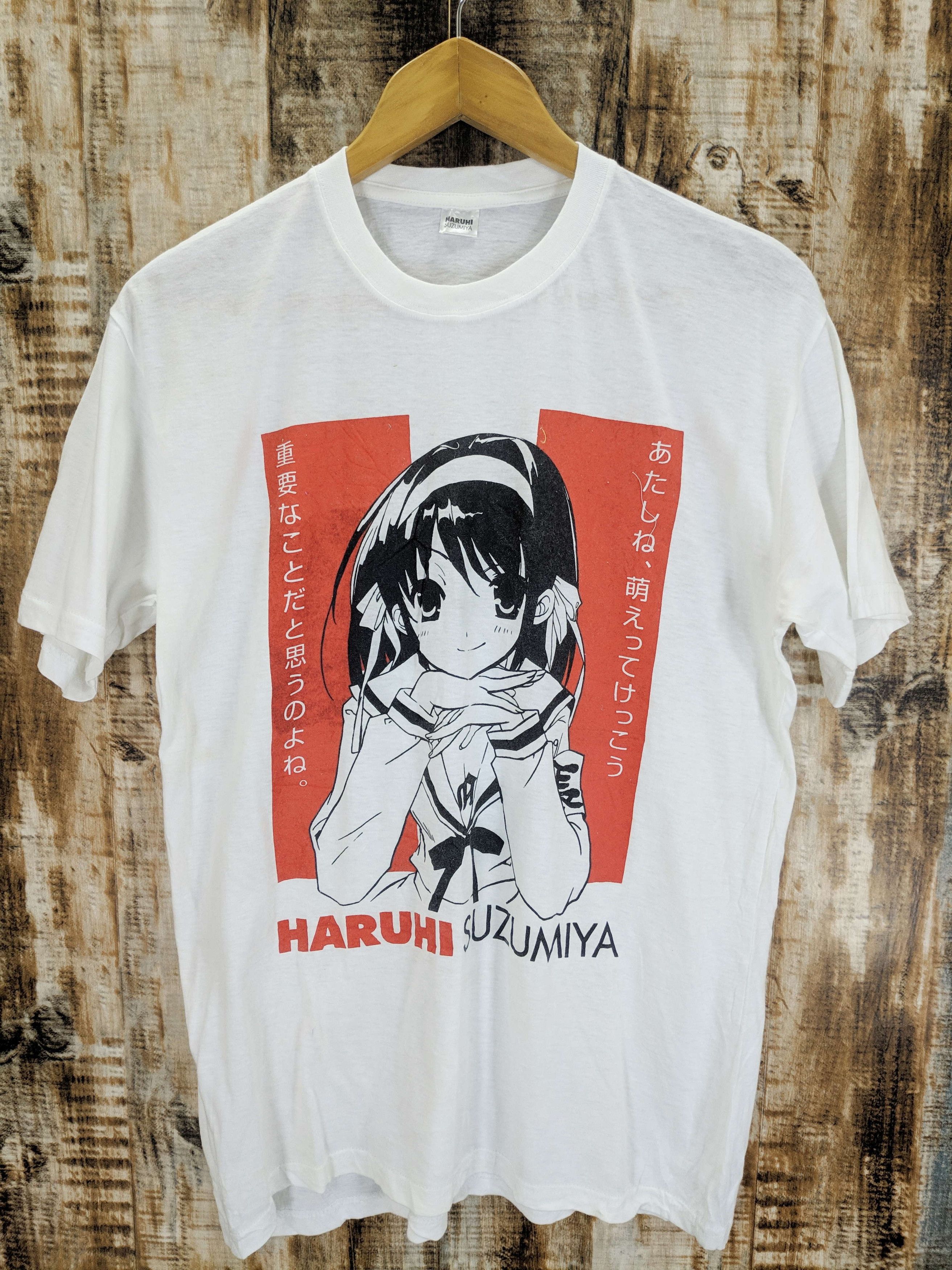 Anime × Japanese Brand × Vintage Haruhi Suzumiya t shirt anima manga study girl promo Japan Size US M / EU 48-50 / 2 - 1 Thumbnail
