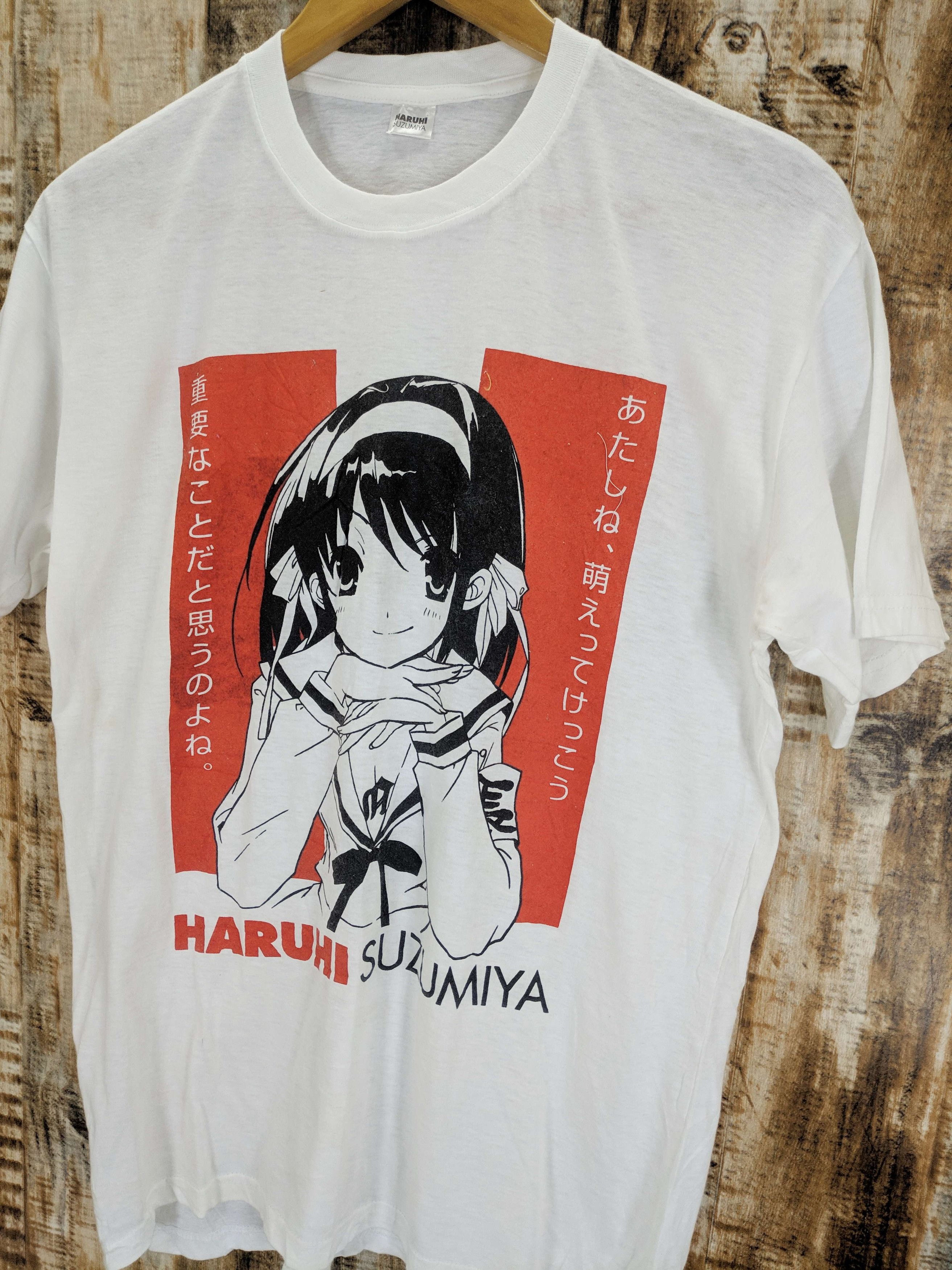 Anime × Japanese Brand × Vintage Haruhi Suzumiya t shirt anima manga study girl promo Japan Size US M / EU 48-50 / 2 - 2 Thumbnail