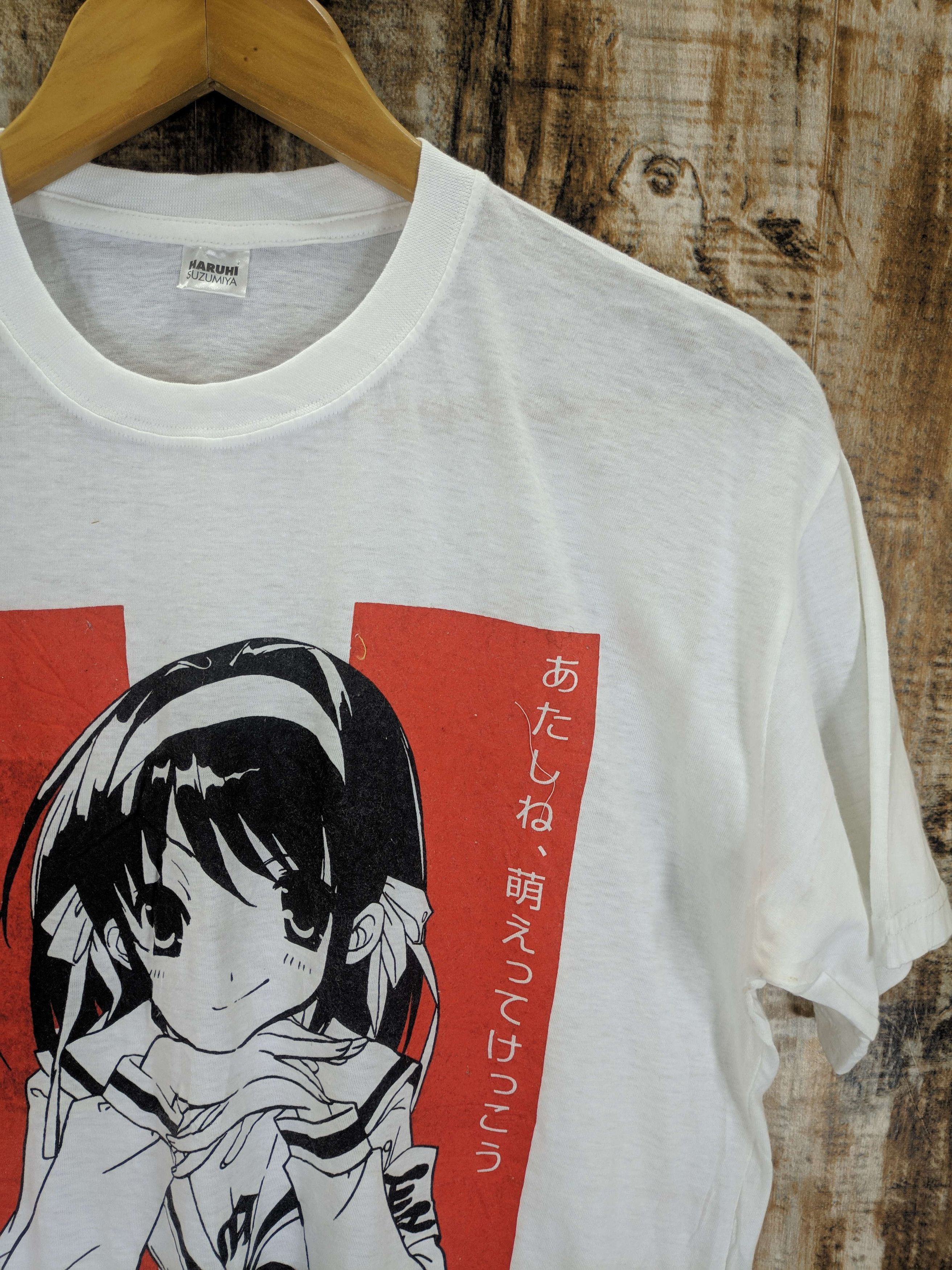 Anime × Japanese Brand × Vintage Haruhi Suzumiya t shirt anima manga study girl promo Japan Size US M / EU 48-50 / 2 - 4 Thumbnail