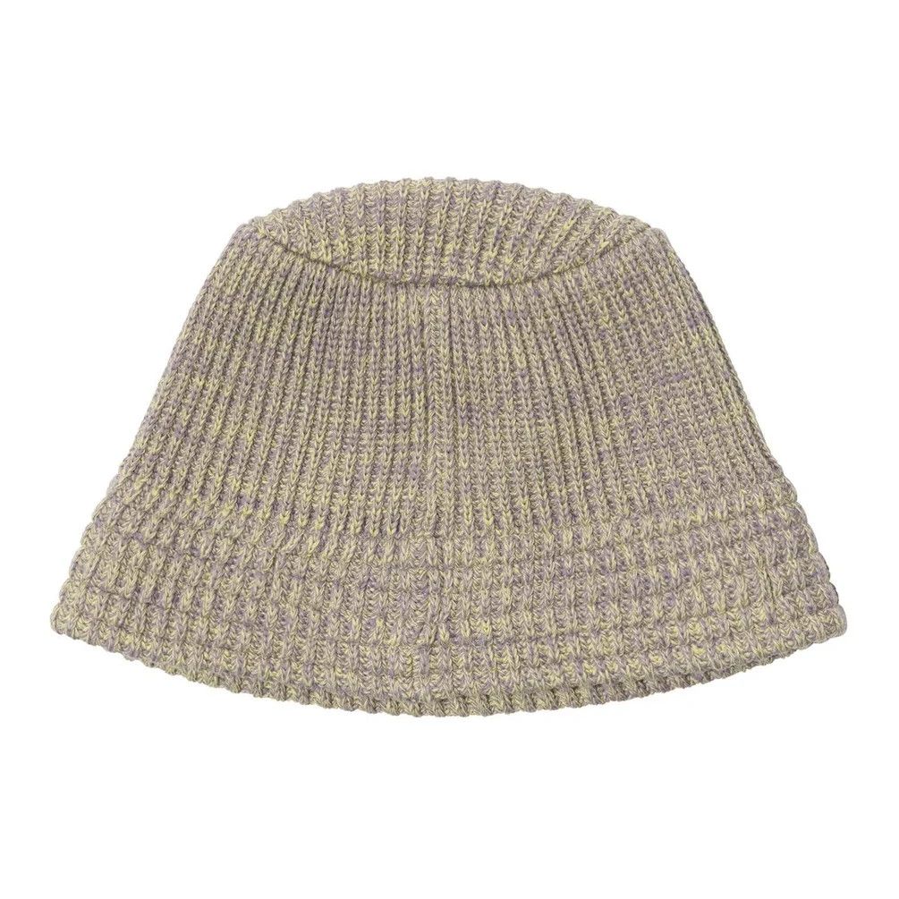 STUSSY MIXED YARN KNIT BUCKET HAT