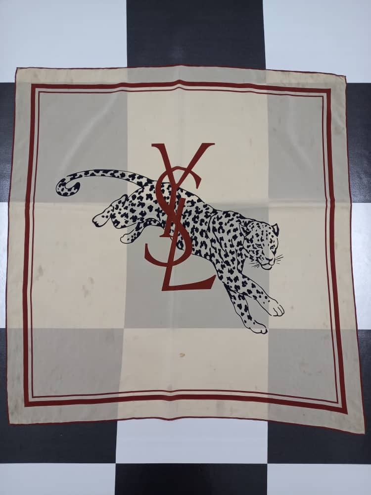 Other Yves Saint Laurent Silk Scarf Size ONE SIZE - 3 Thumbnail