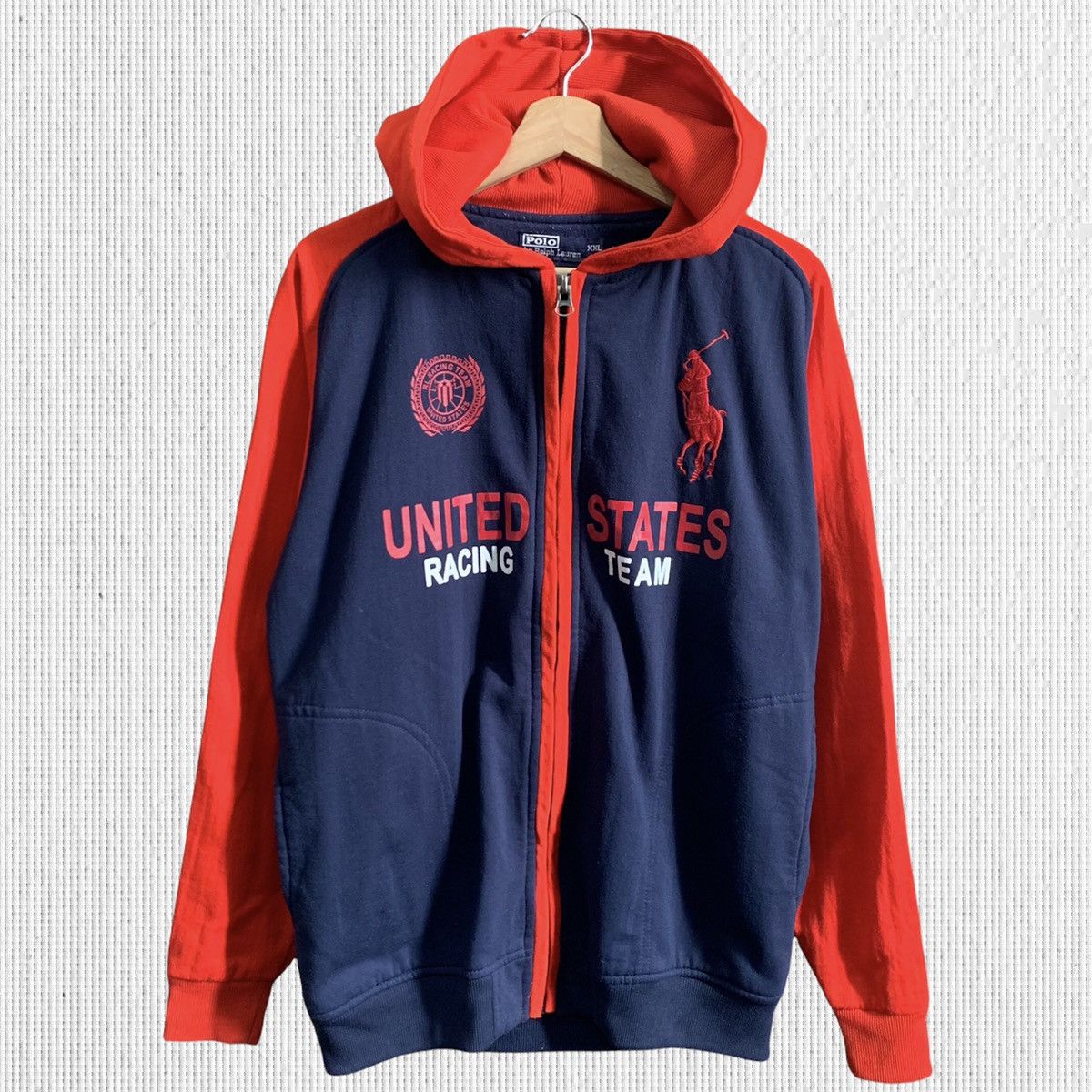 Polo Ralph Lauren × Ralph Lauren Polo Ralph Lauren United States Racing Team Hoodie Size US XXL / EU 58 / 5 - 1 Thumbnail