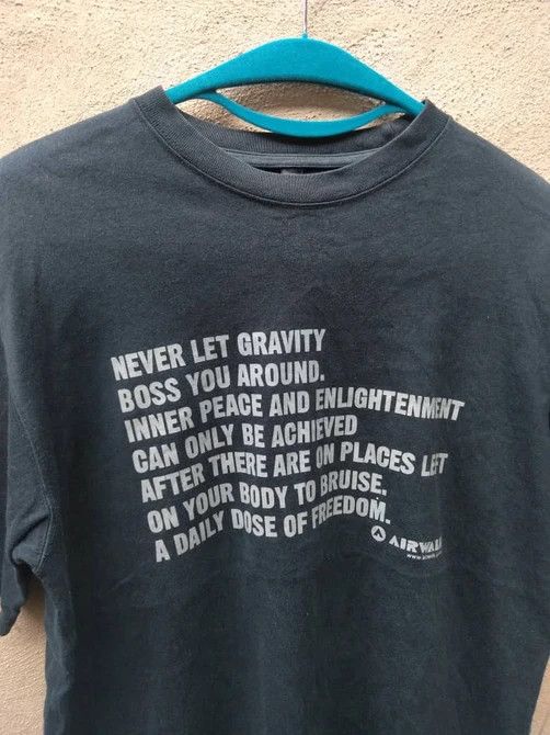 Airwalk AIRWALK STREETWEAR NEVER LET GRAVITY T SHIRTS Size US L / EU 52-54 / 3 - 2 Thumbnail