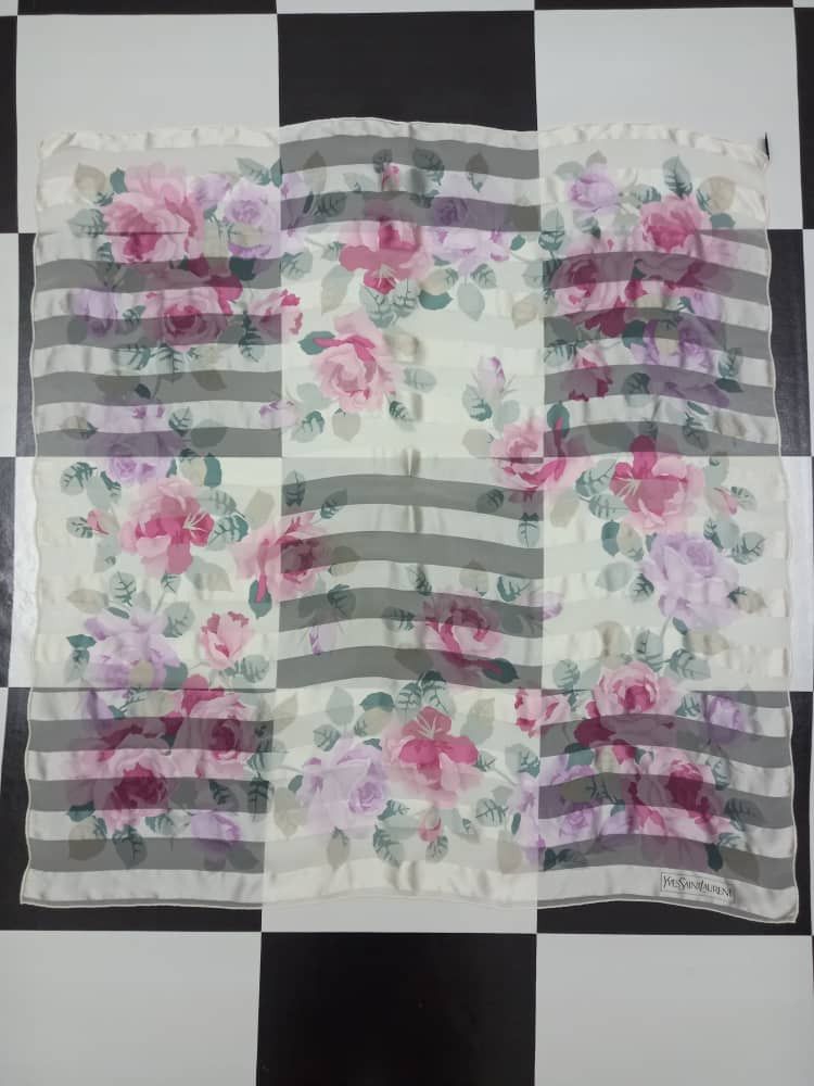 Other YSL Yves Saint Laurent Silk Scarf Size ONE SIZE - 4 Thumbnail
