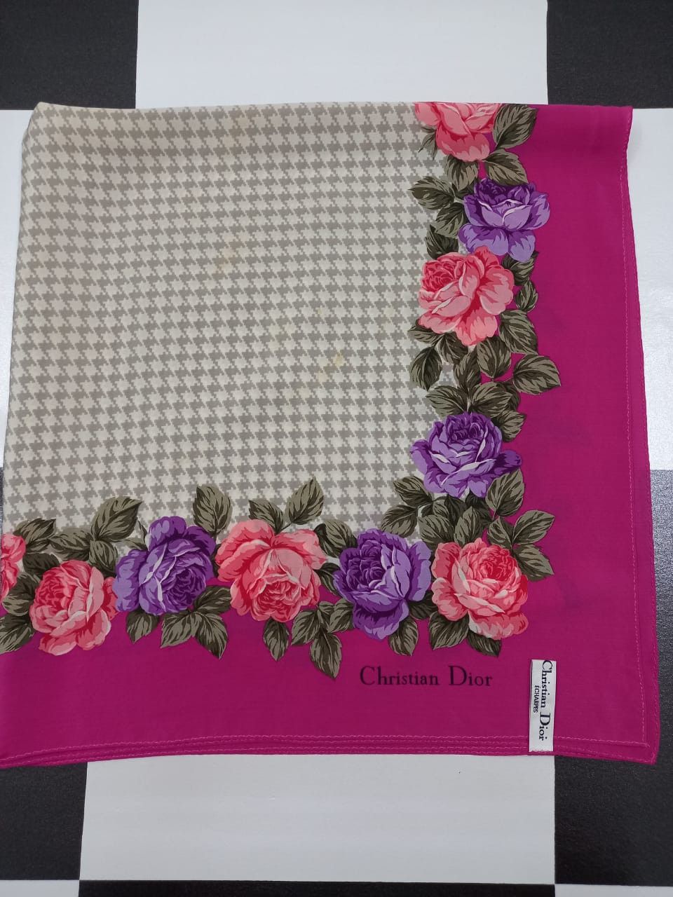 Christian Dior Monsieur Christian Dior Echarpes Silk Scarf ( authentic ) Size ONE SIZE - 5 Thumbnail