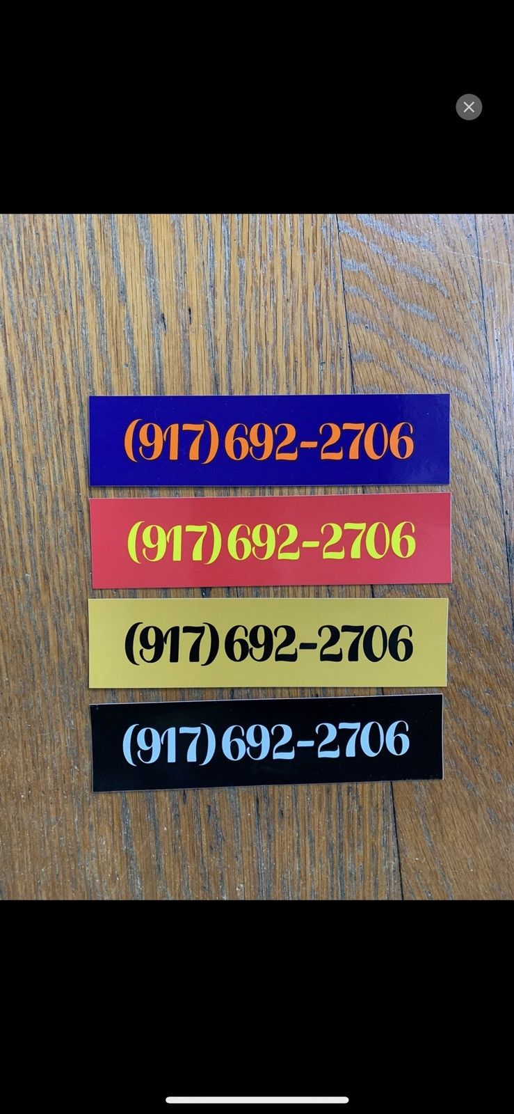 Call Me 917 Stickers, individual | Grailed