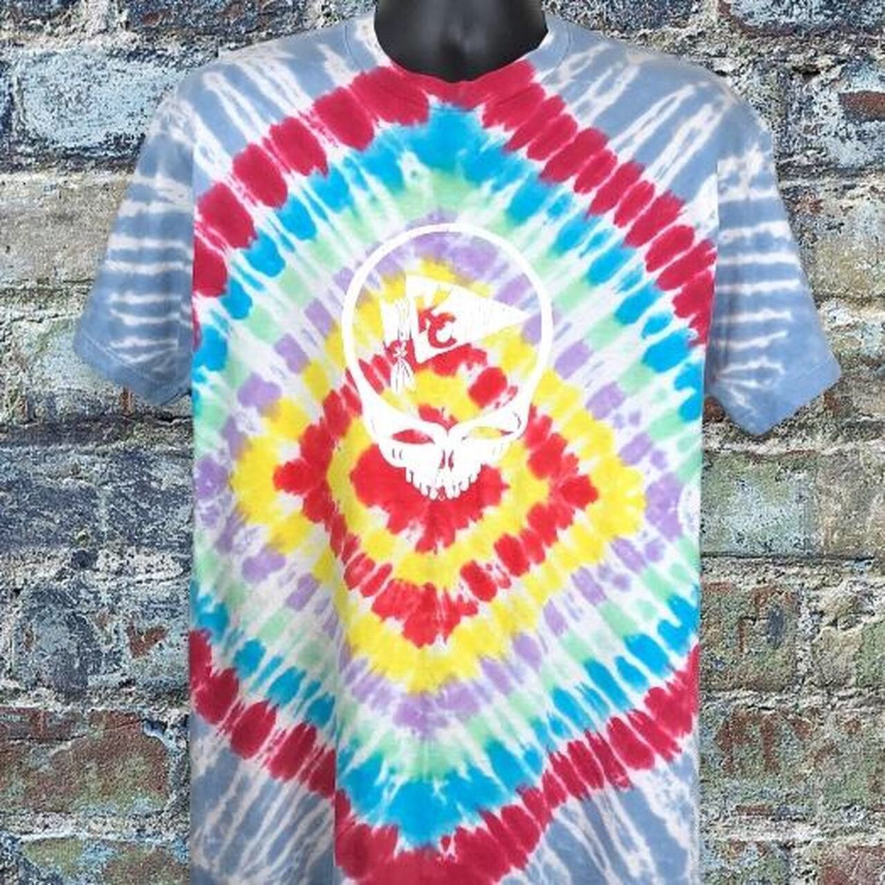 NFL x Grateful Dead x Kansas City Chiefs T-Shirt from Homage. | Officially Licensed Vintage NFL Apparel from Homage Pro Shop.