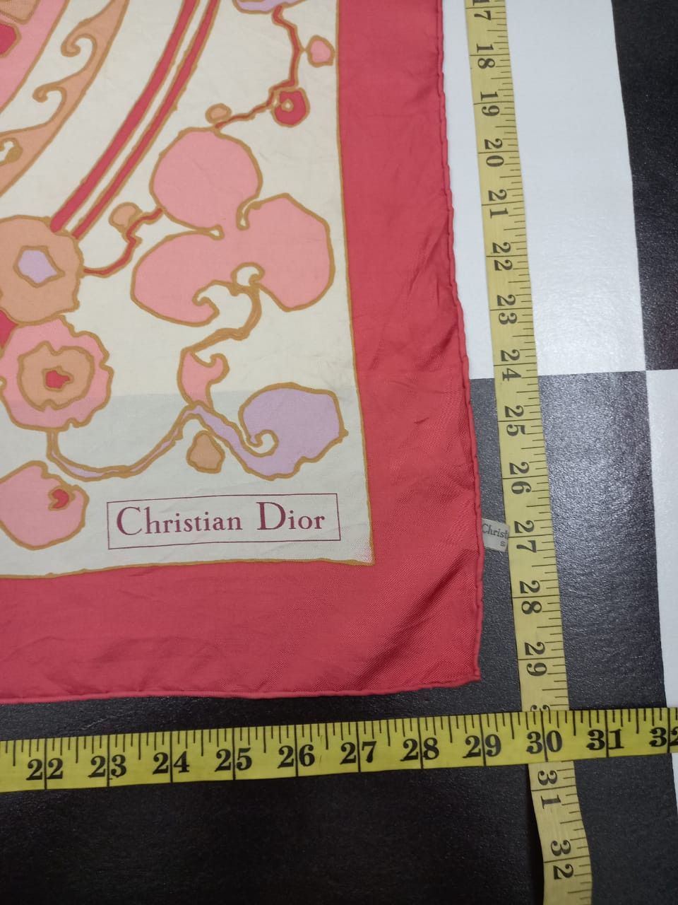 Christian Dior Monsieur Christian Dior Silk Scarf ( authentic ) Size ONE SIZE - 7 Thumbnail