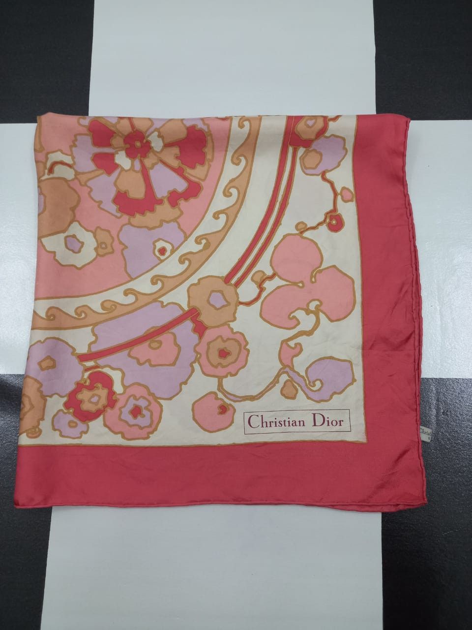 Christian Dior Monsieur Christian Dior Silk Scarf ( authentic ) Size ONE SIZE - 4 Thumbnail