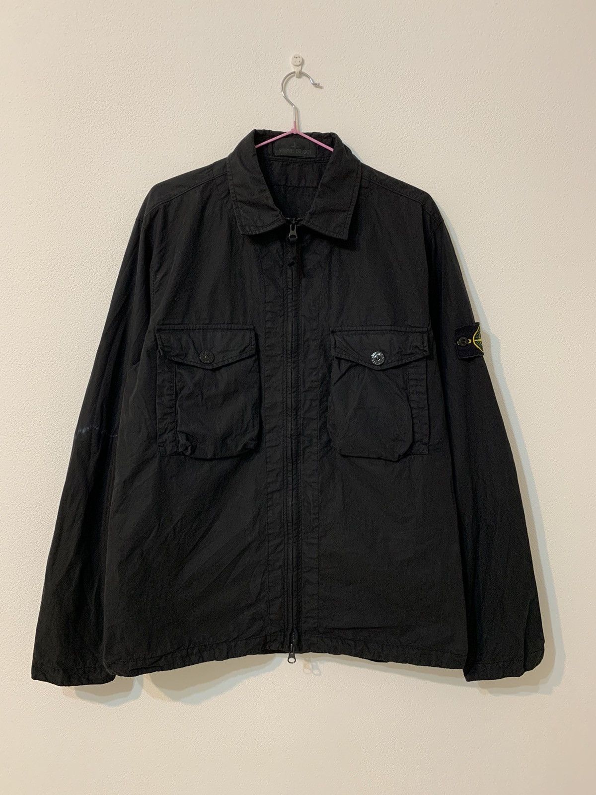 Stone Island ghost piece zip overshirt