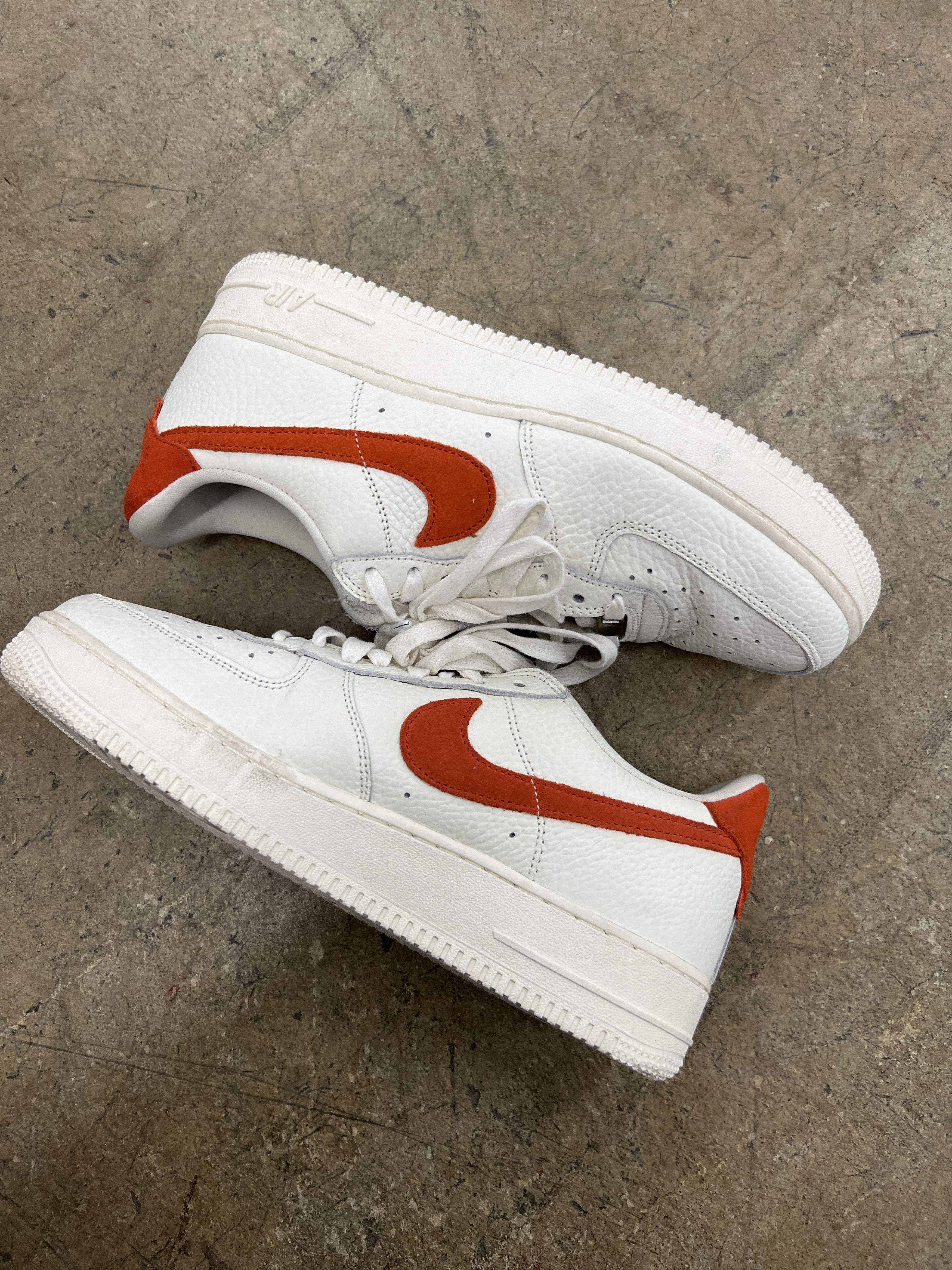 Craft Mantra Orange Nike Air Force Craft On Feet Cheap White