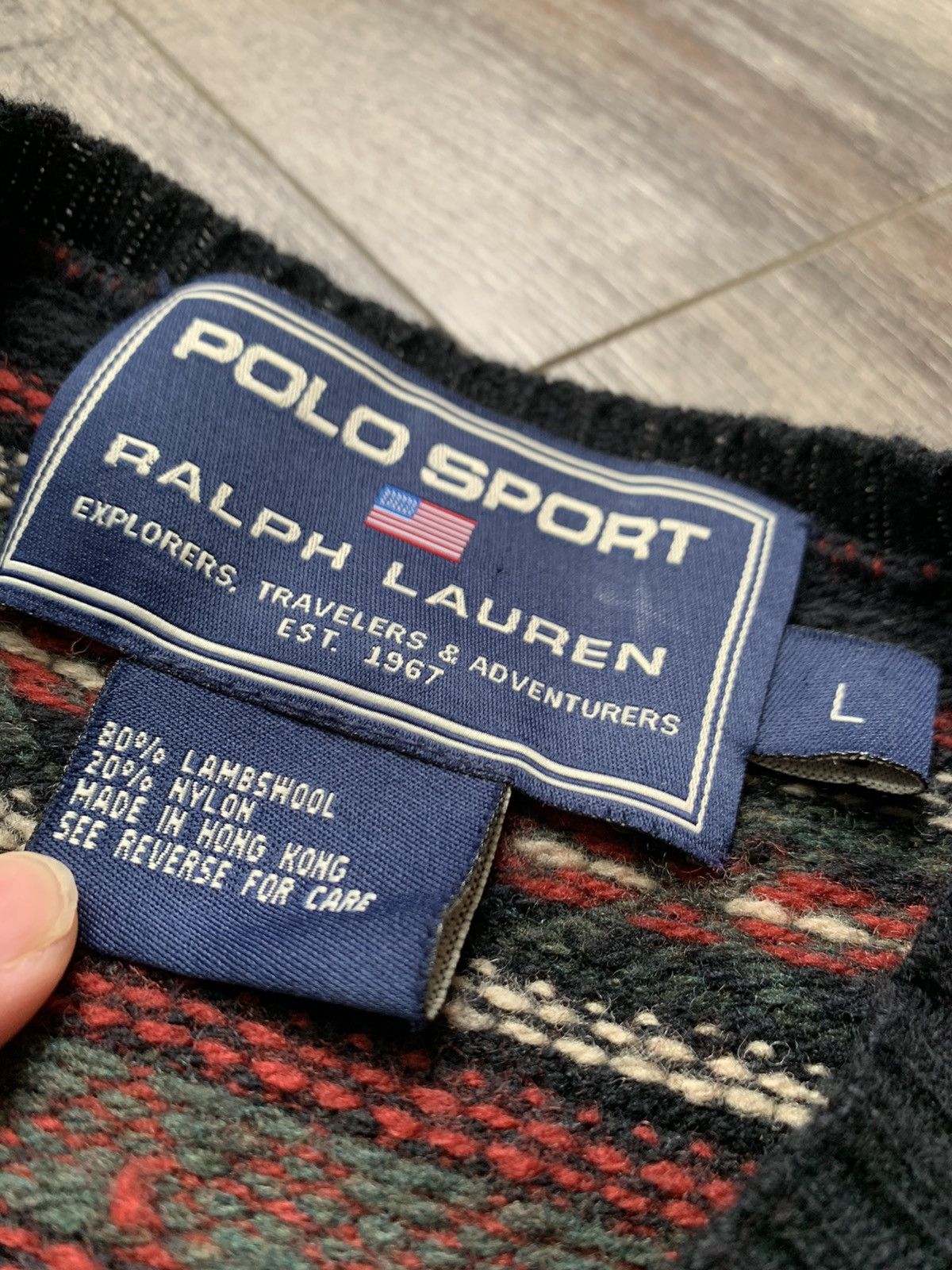 Polo Ralph Lauren × Vintage Vintage polo sport vest Size US L / EU 52-54 / 3 - 2 Thumbnail